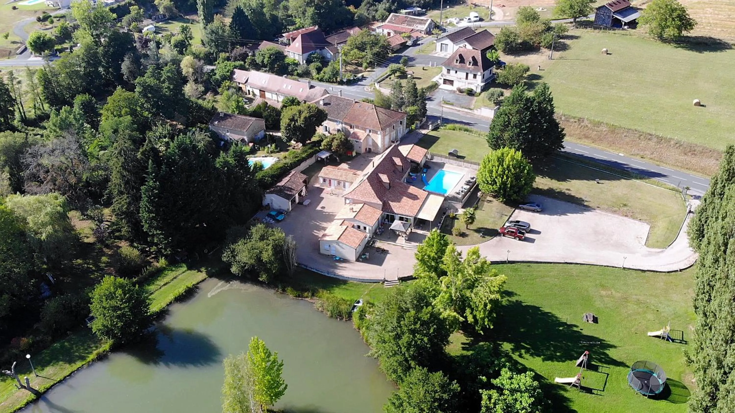 Bird's eye view in Le Domaine de L'étang de Sandanet