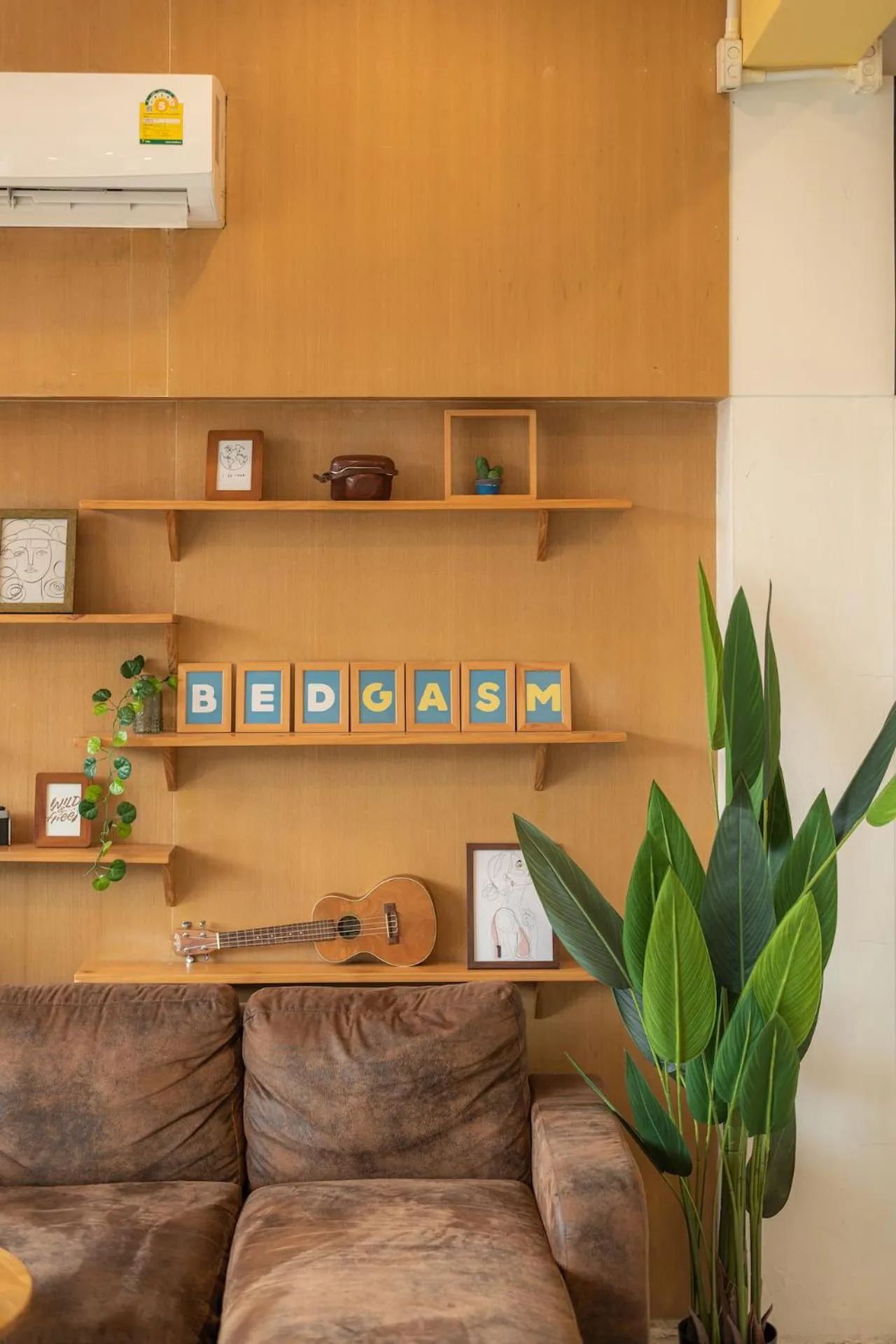 Decorative detail in BEDGASM Hotel x Cafe Nimman