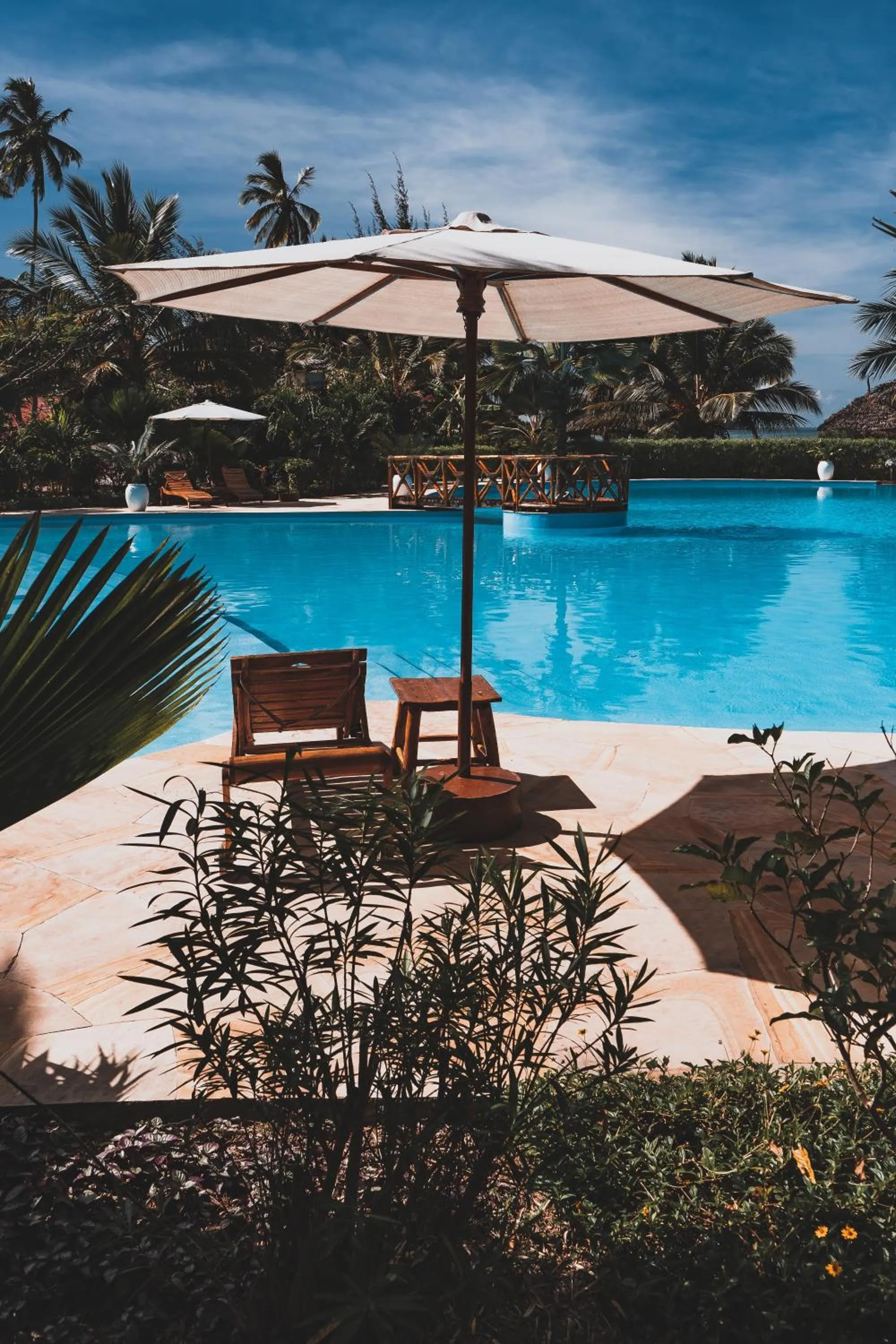 Swimming pool in White Paradise Zanzibar