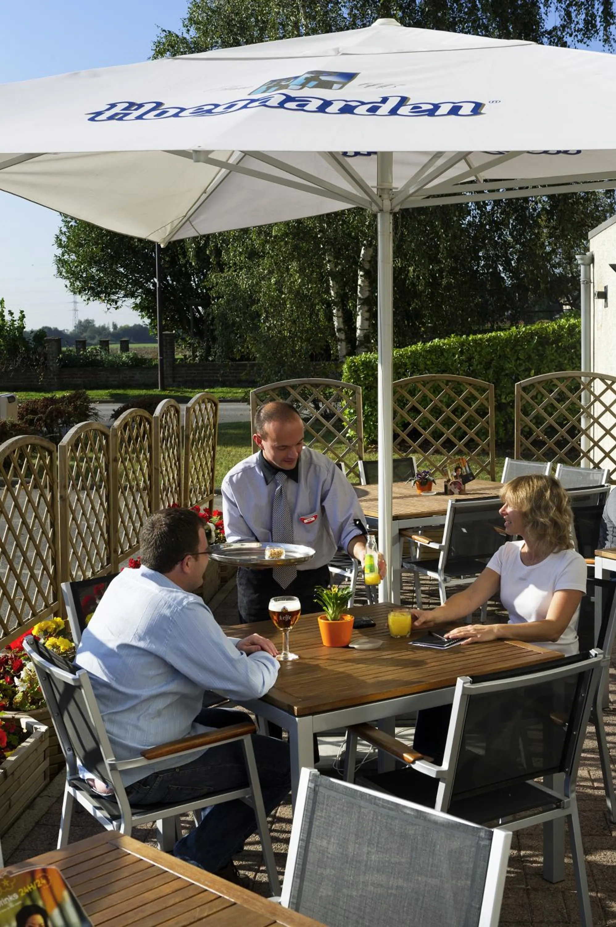 Garden in ibis Charleroi Airport Brussels South