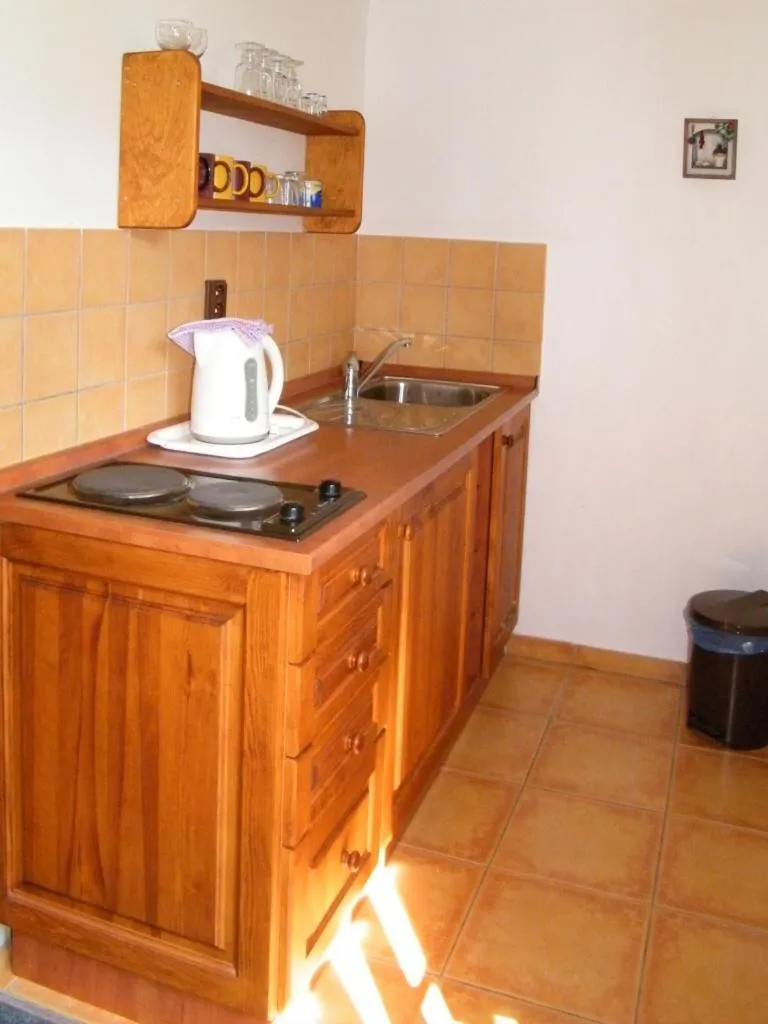 Kitchen or kitchenette in Chalupa u Smrčiny