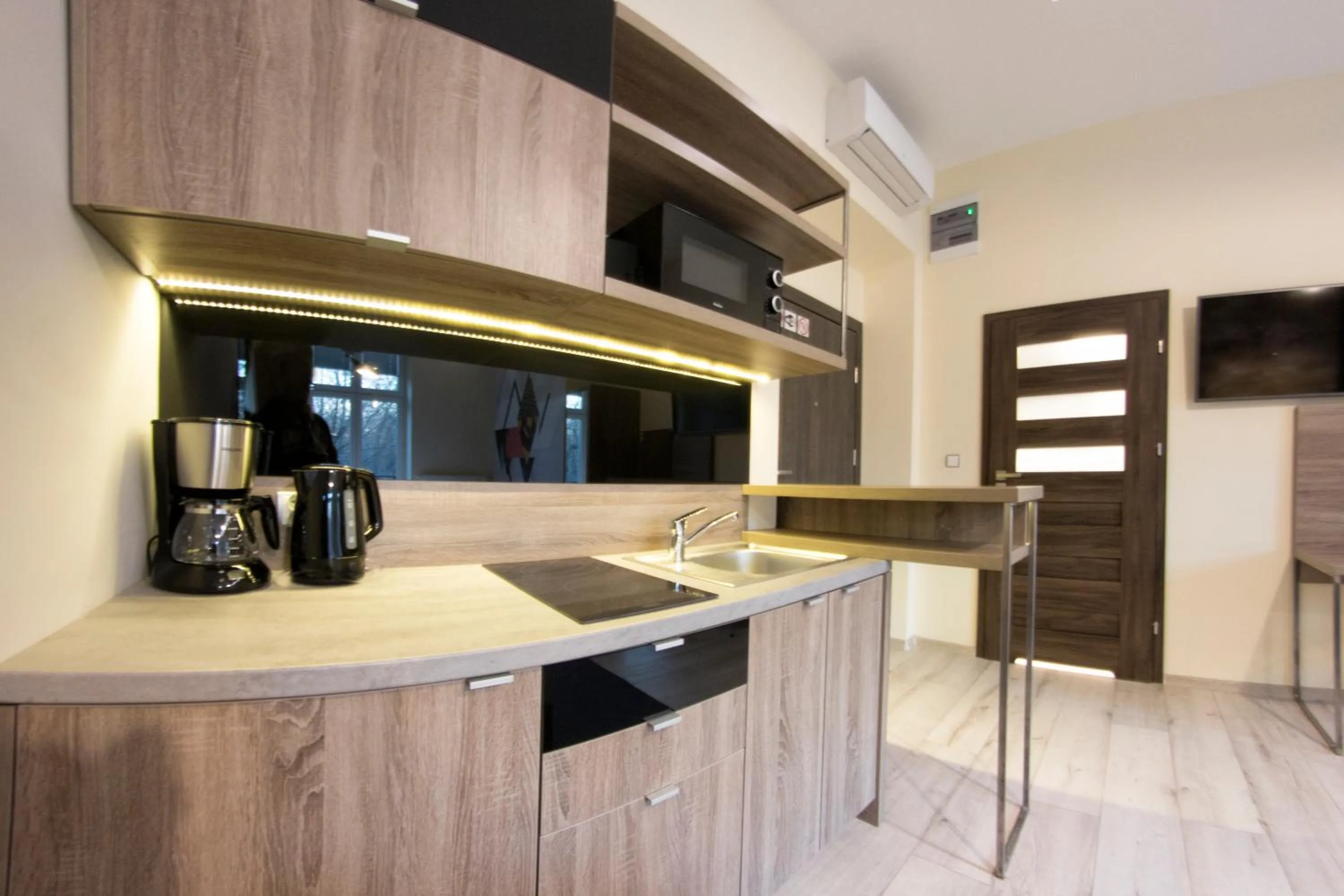 Kitchen or kitchenette in Yourplace M57 Apartments