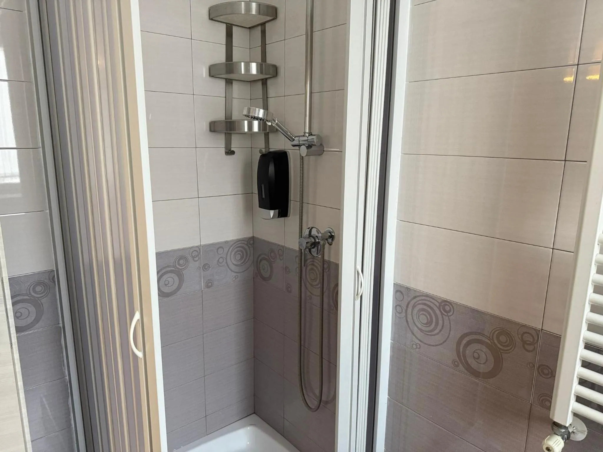 Shower in Bed and Breakfast Aereoparking