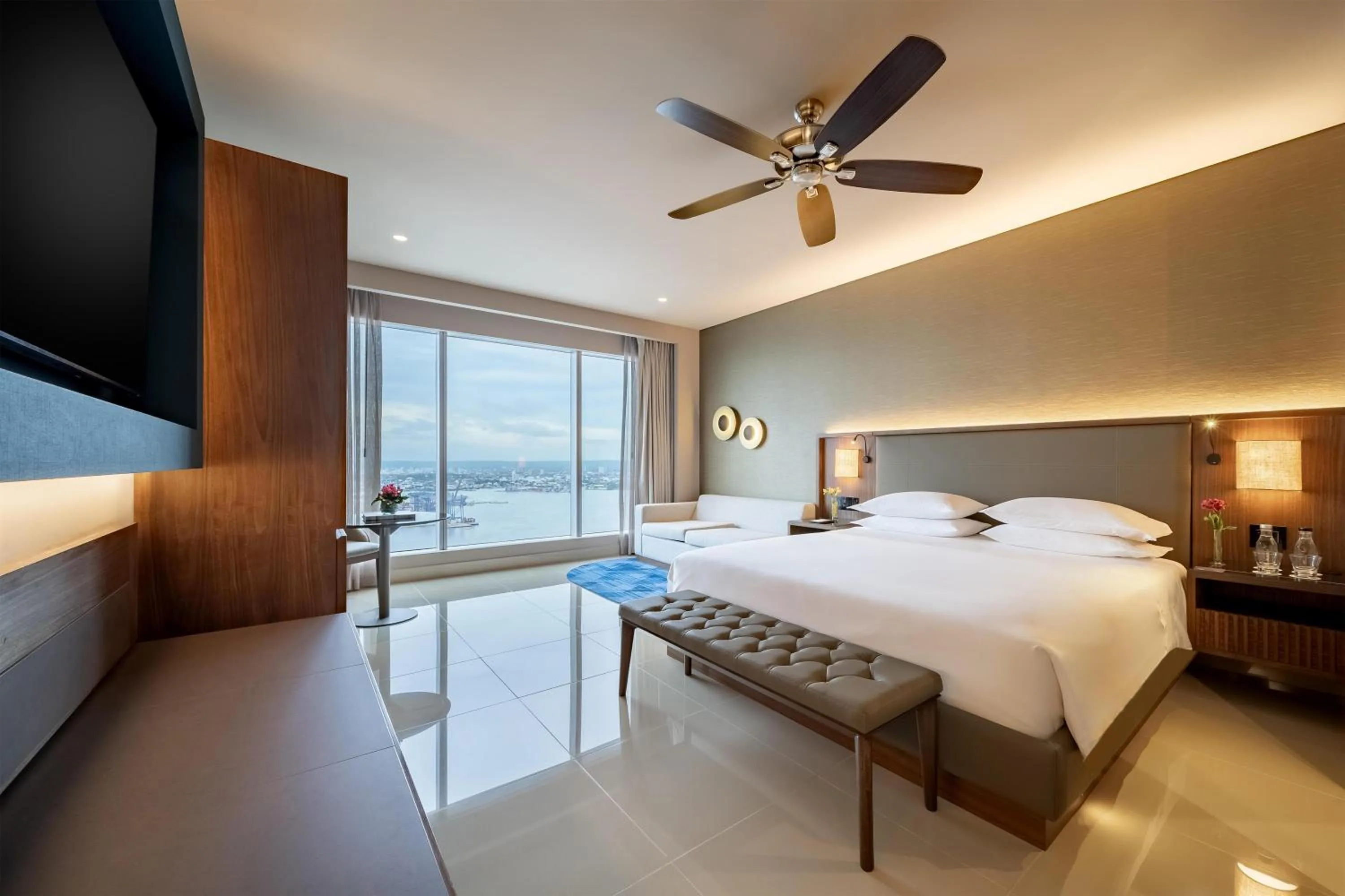 Bedroom, Bed in Hyatt Regency Cartagena