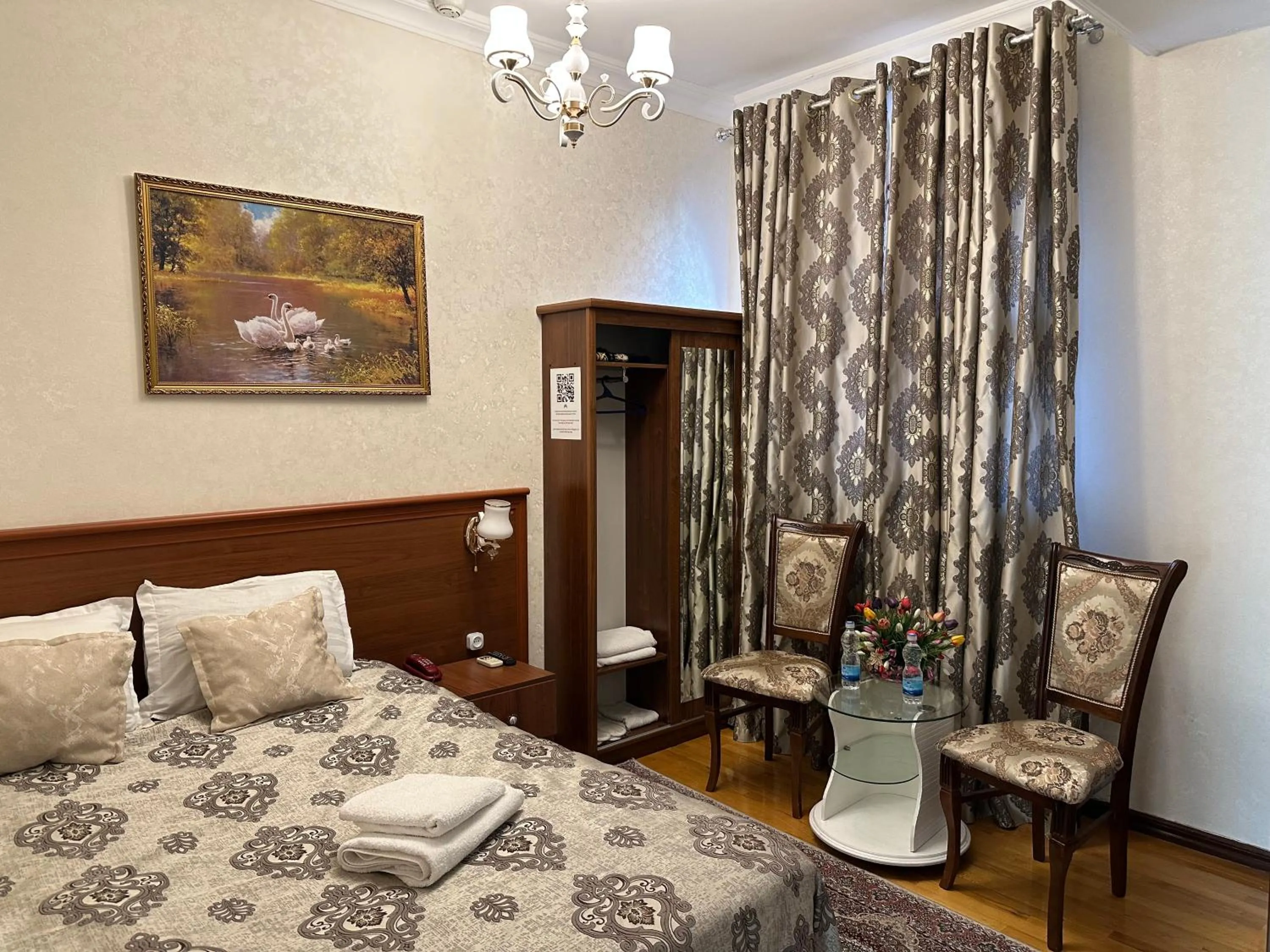 Bed in Sarbon Hotel Tashkent