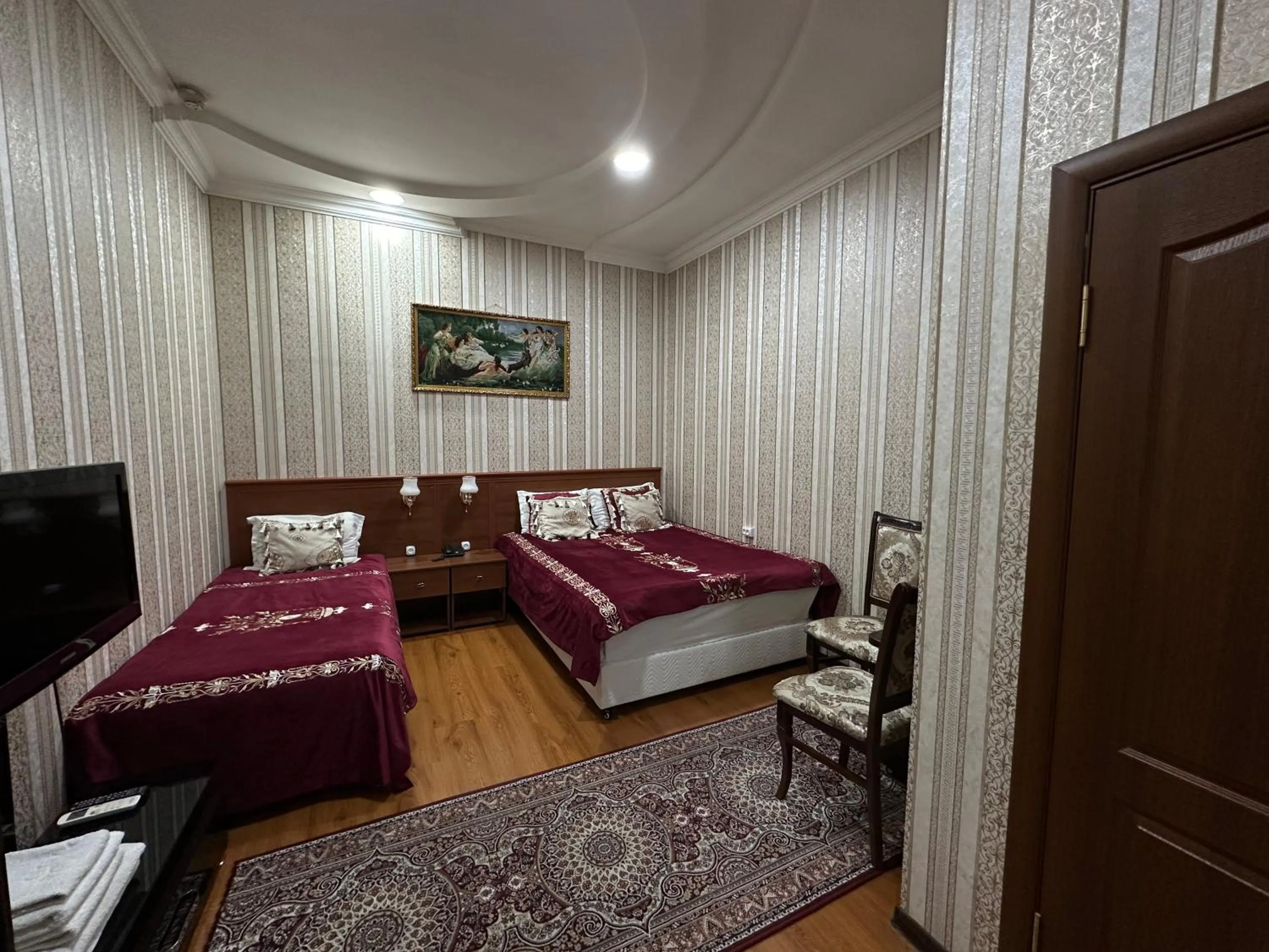 Bed in Sarbon Hotel Tashkent