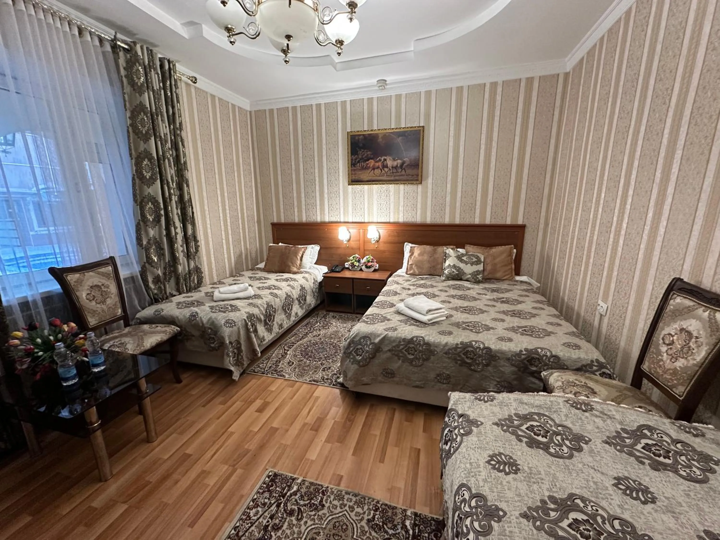 Bed in Sarbon Hotel Tashkent