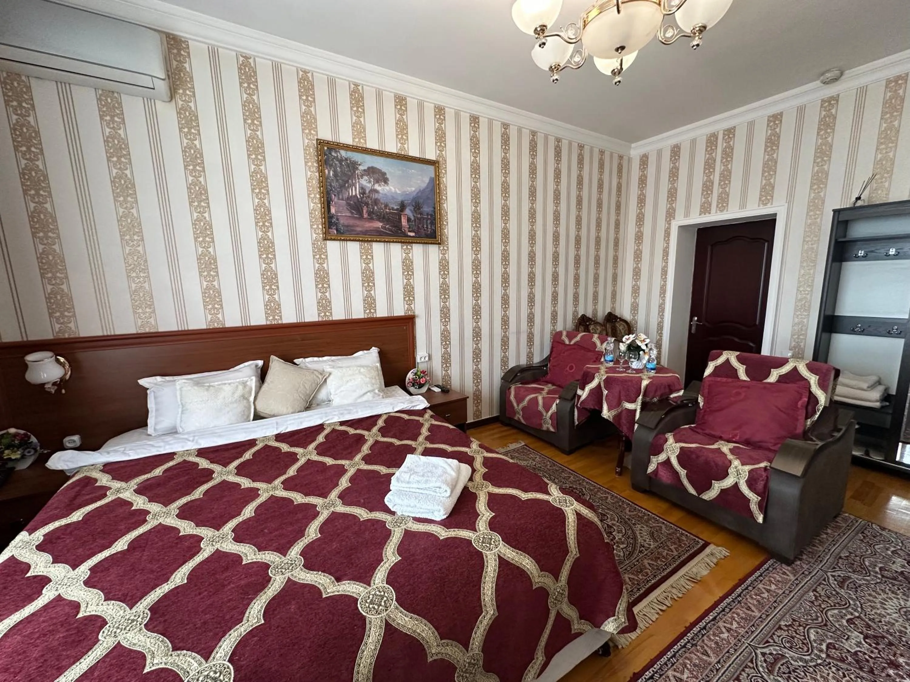 Bed in Sarbon Hotel Tashkent