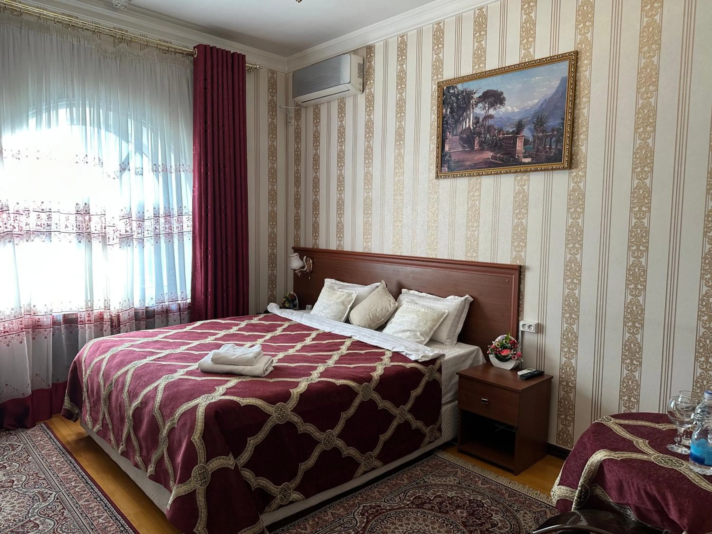 Bed in Sarbon Hotel Tashkent