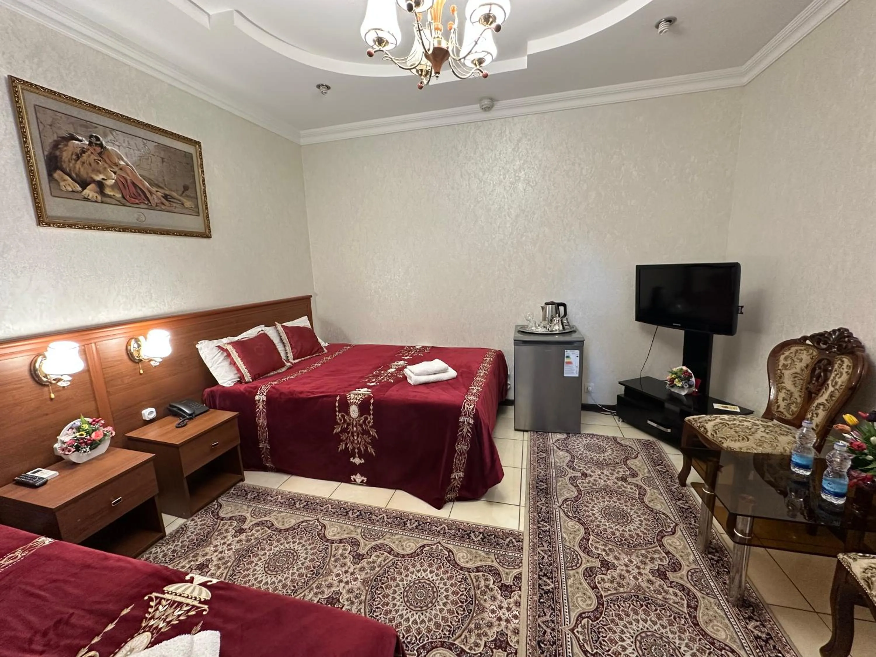 Bed in Sarbon Hotel Tashkent