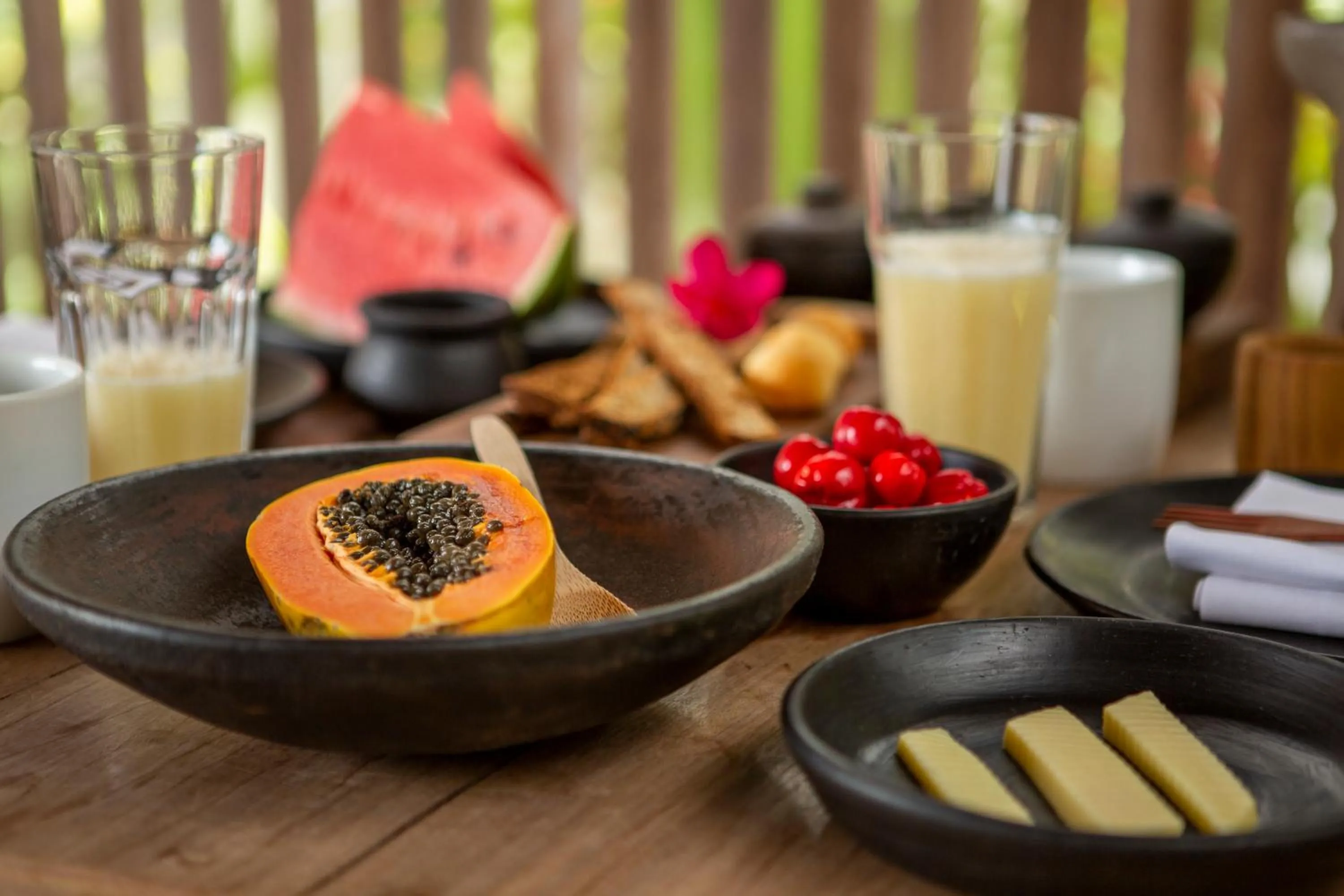 Breakfast in KA BRU Beach Boutique Hotel