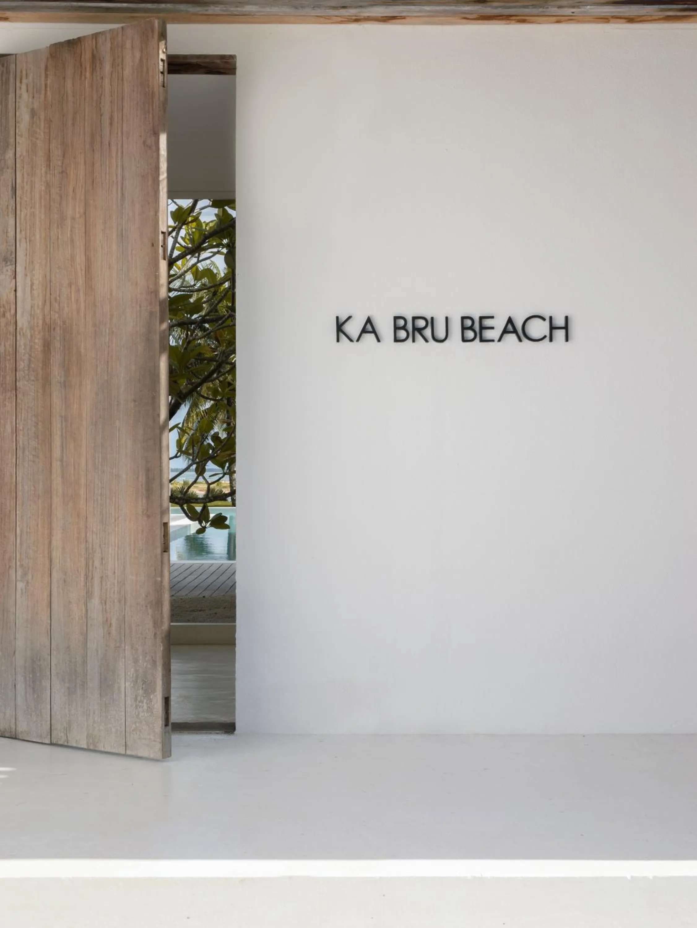 Facade/entrance in KA BRU Beach Boutique Hotel