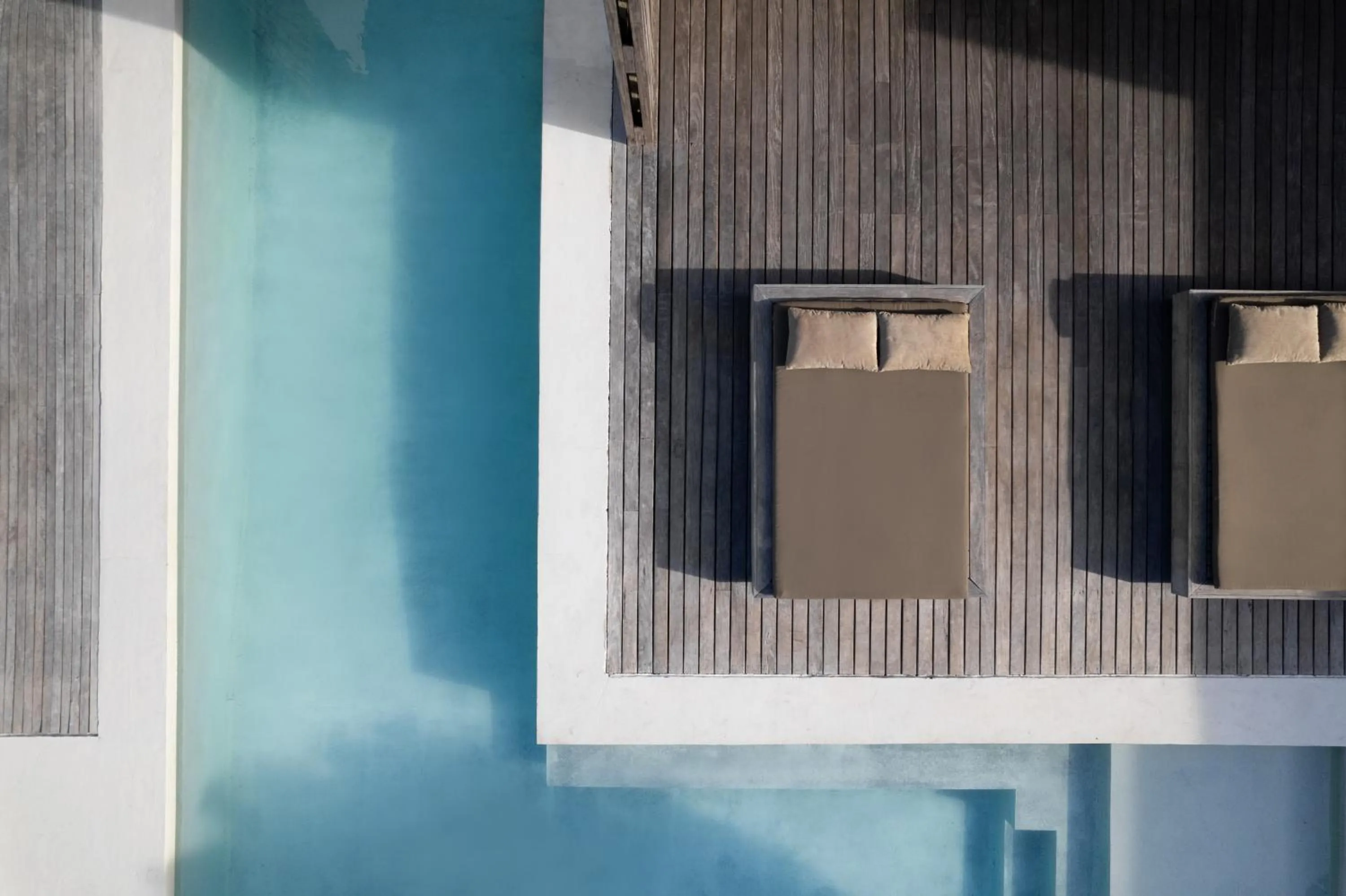 Pool view in KA BRU Beach Boutique Hotel