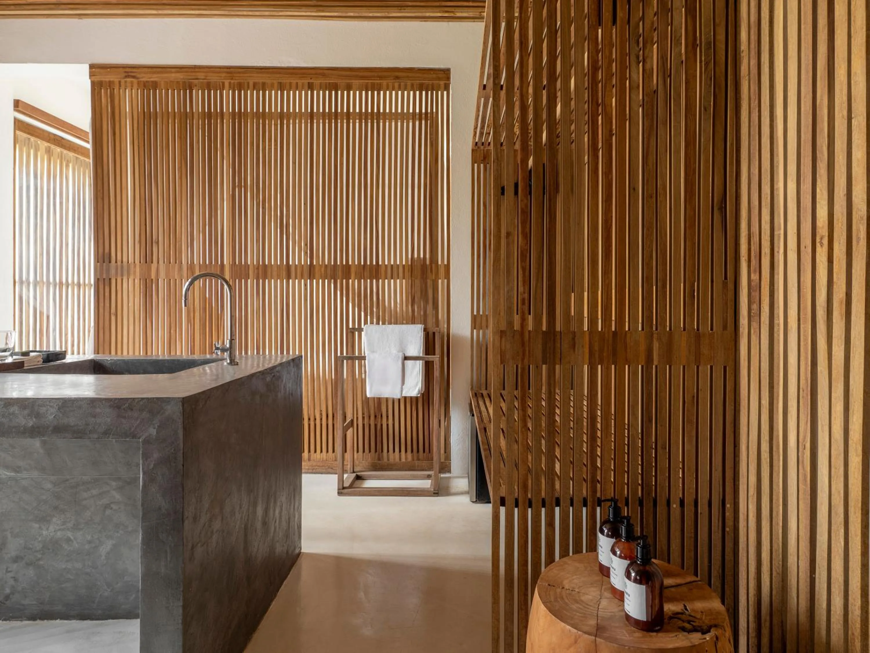 Toilet in KA BRU Beach Boutique Hotel