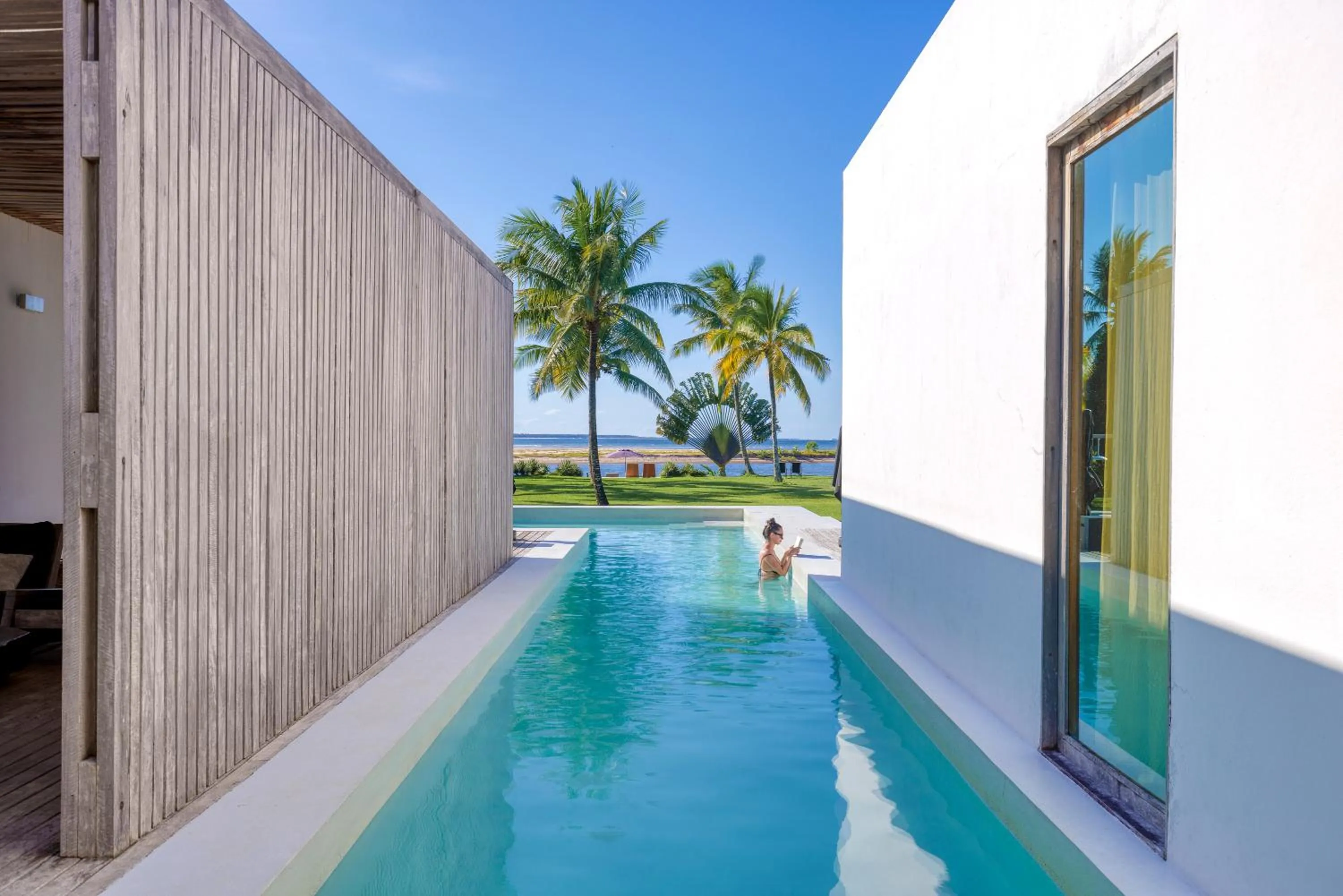 Swimming pool in KA BRU Beach Boutique Hotel