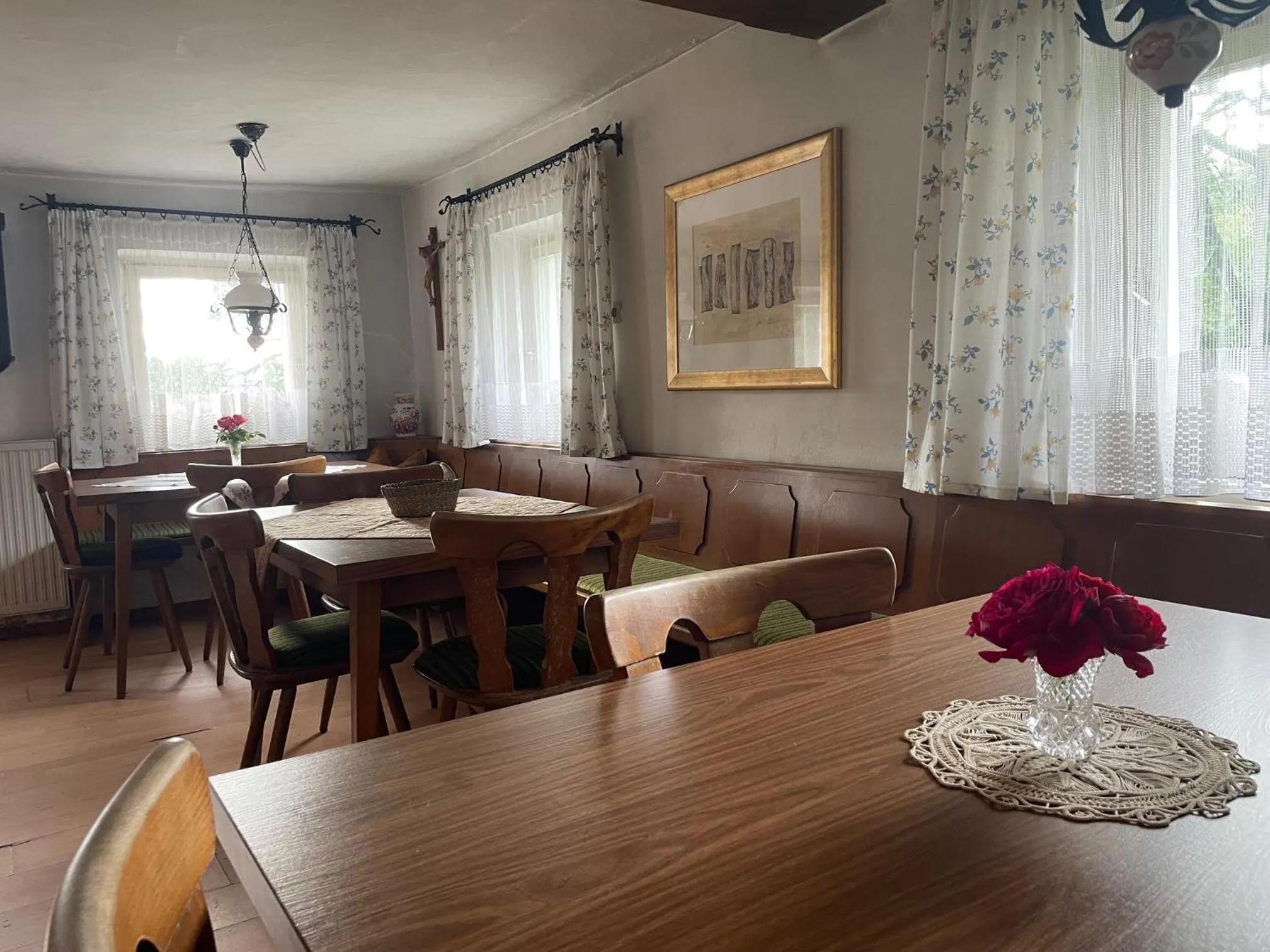 Seating area in Pension am Waldesrand