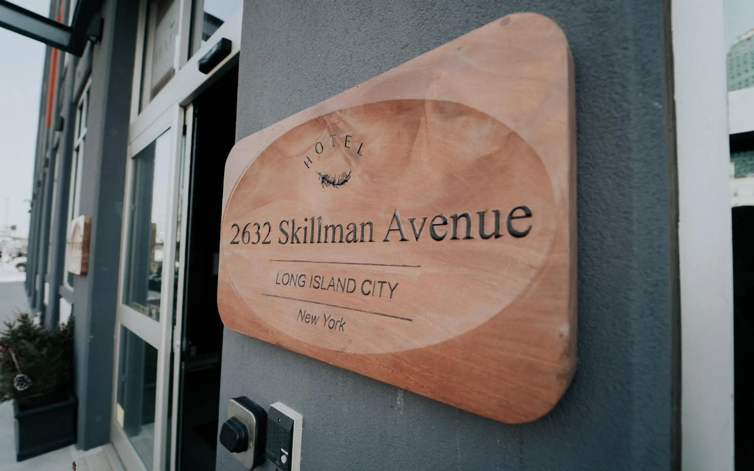 Property logo or sign in Feather Factory Hotel