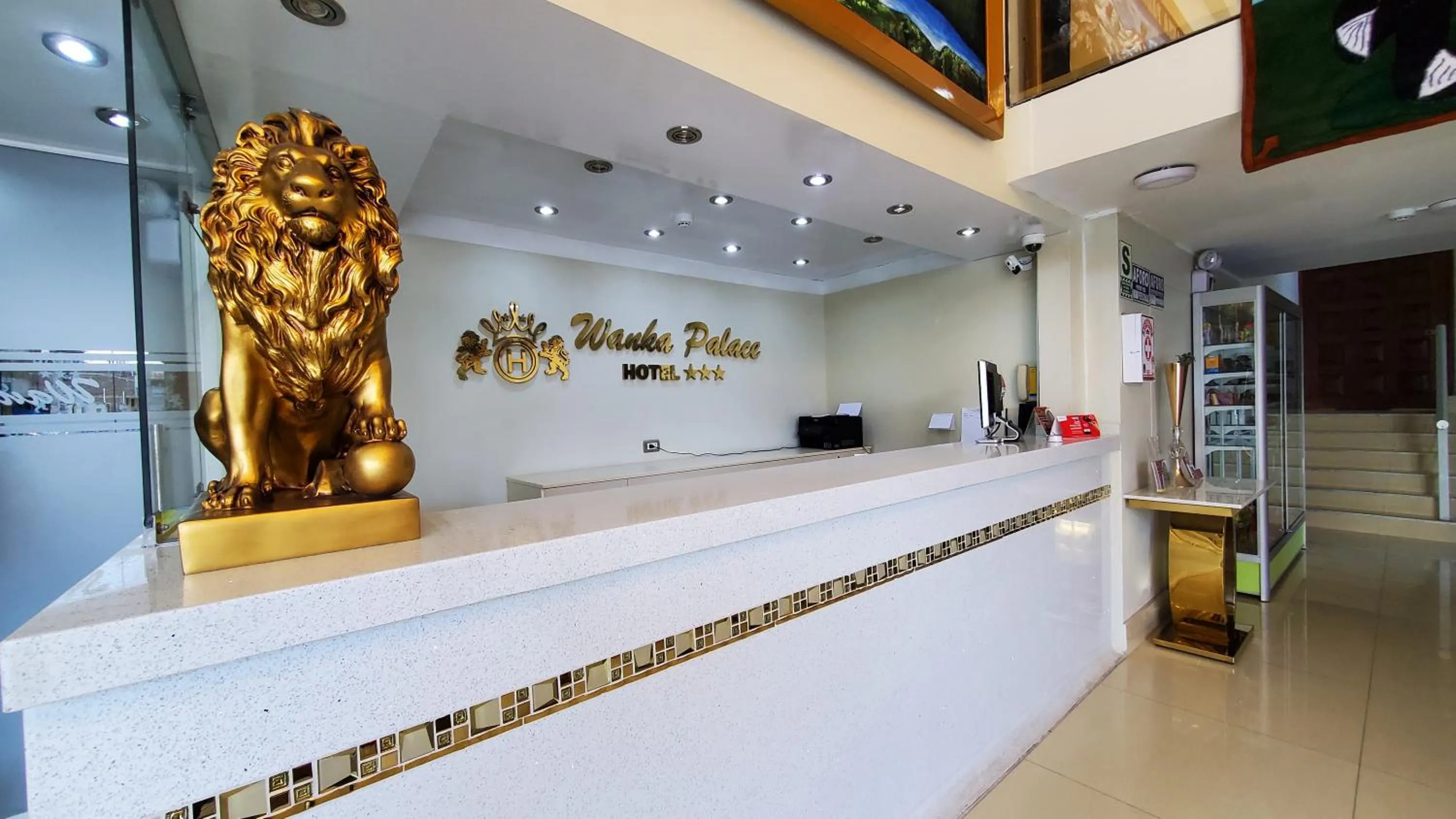 Lobby or reception in Hotel Wanka Palace