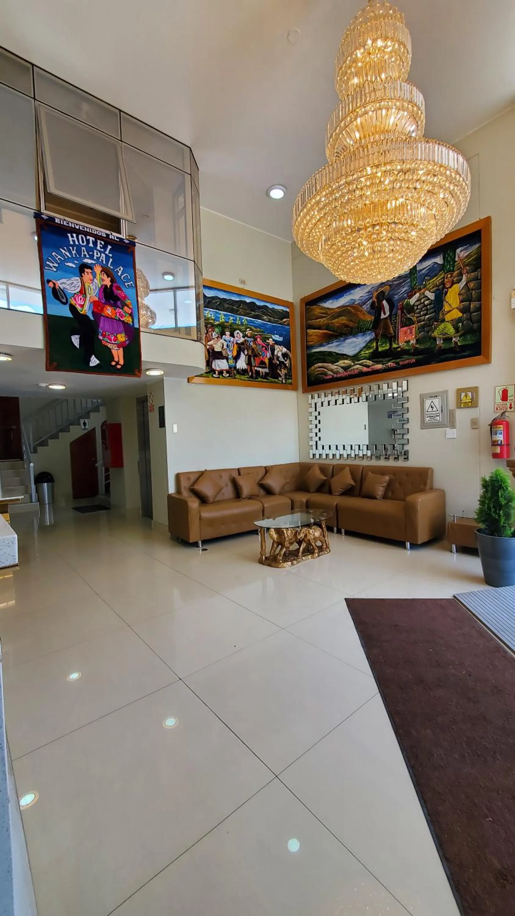 Lobby or reception in Hotel Wanka Palace