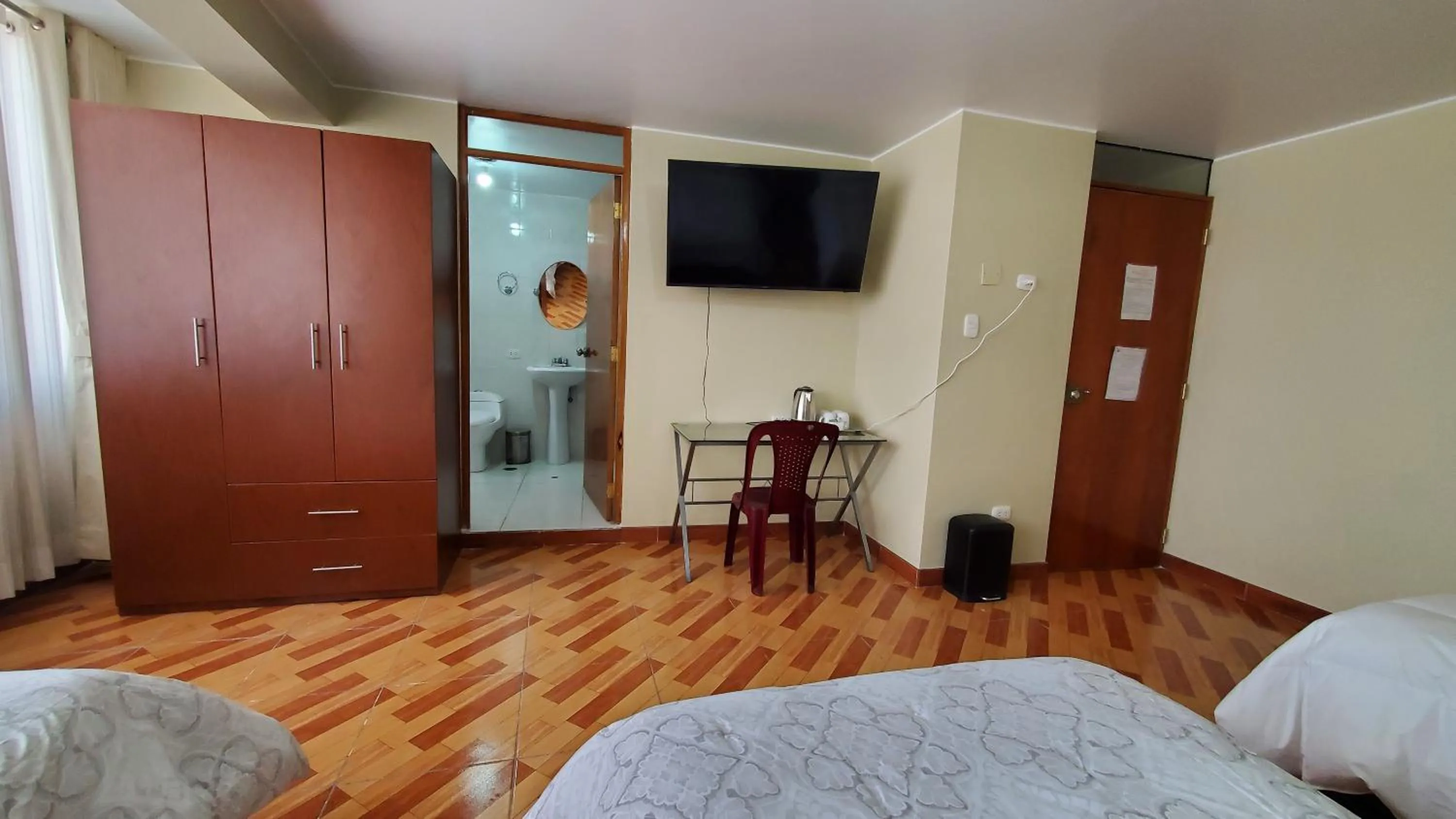 Bed in Hotel Wanka Palace