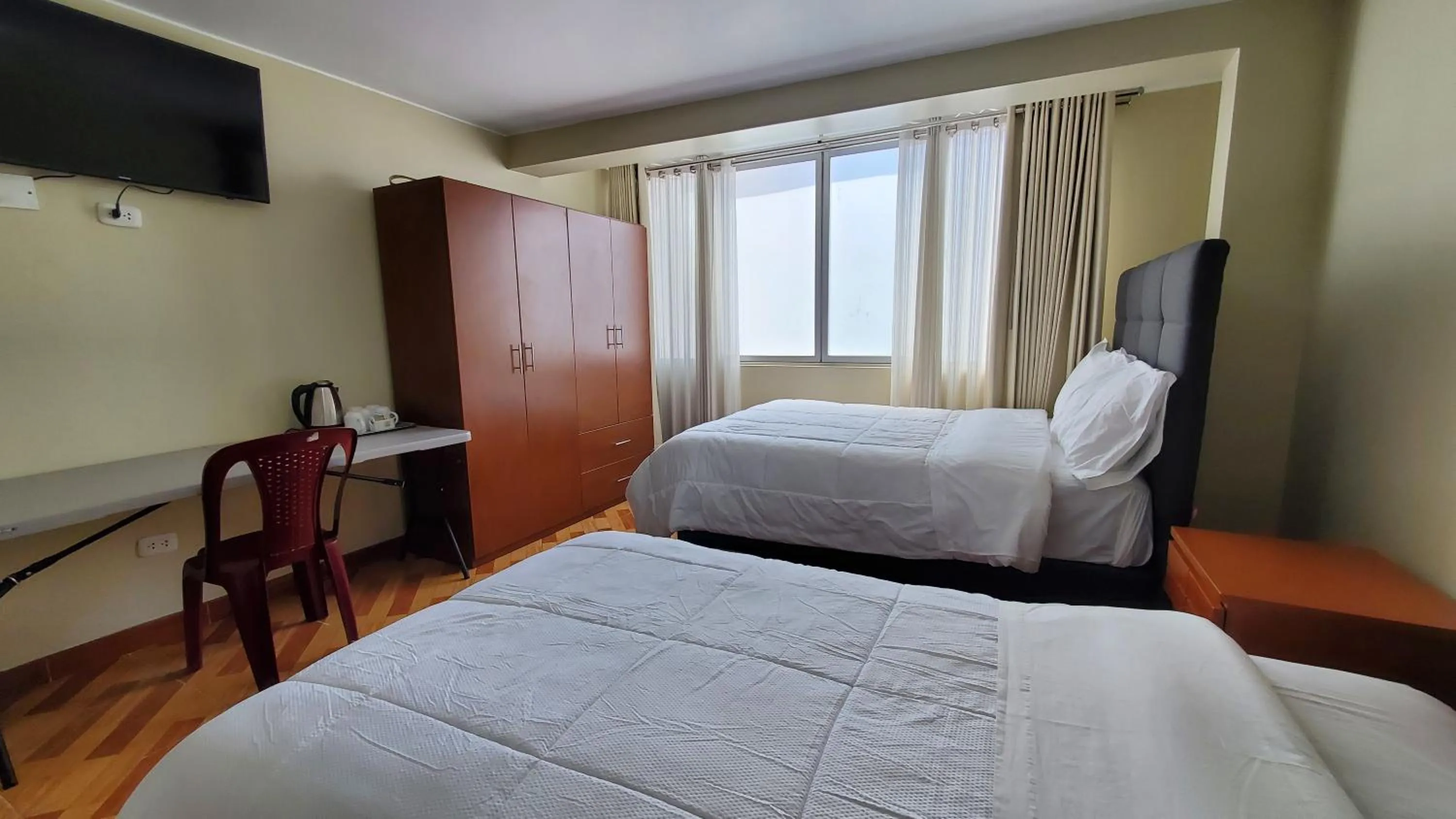 Bed in Hotel Wanka Palace