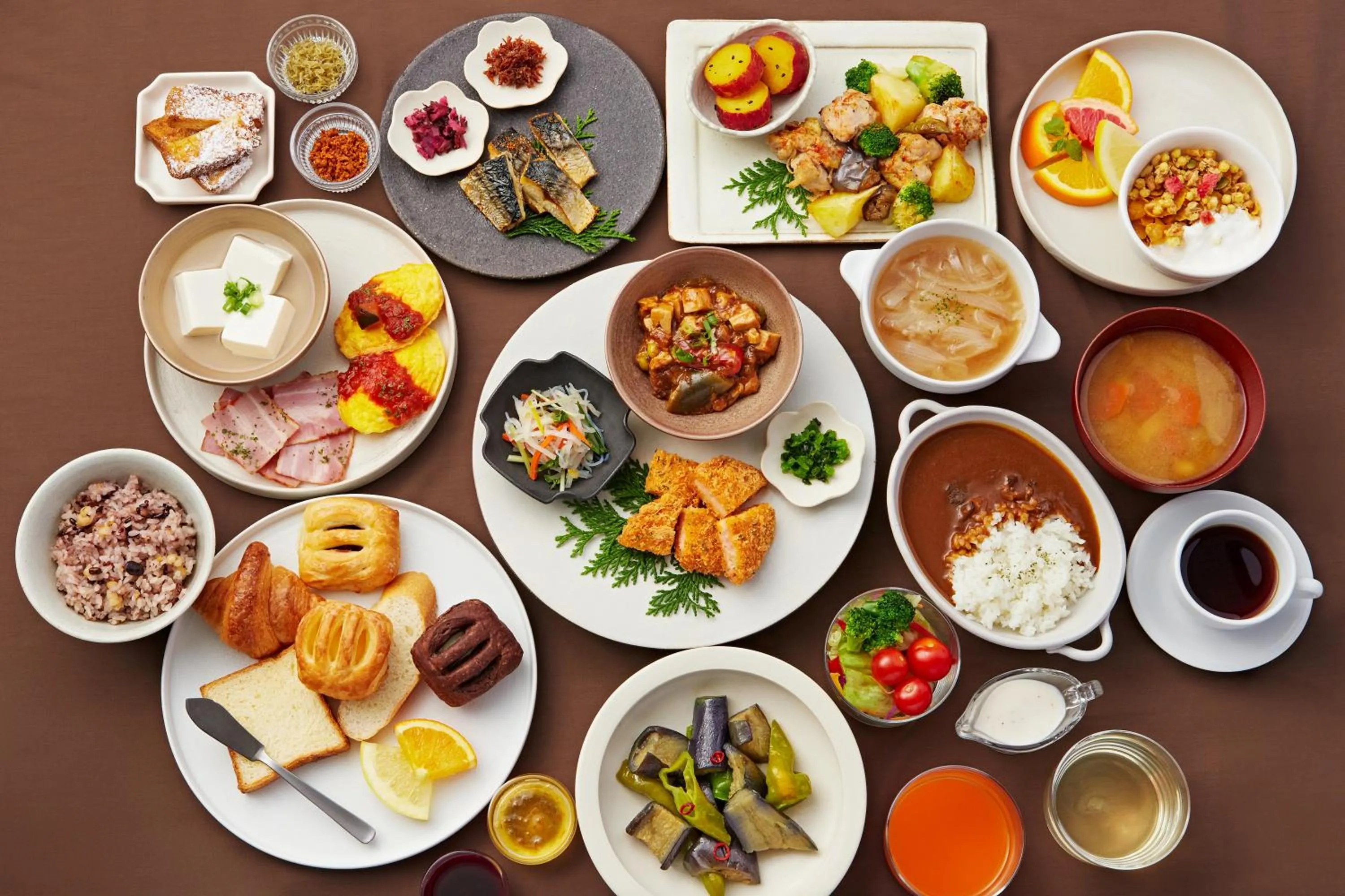 Breakfast in Sotetsu Fresa Inn Kyoto-Shijokarasuma