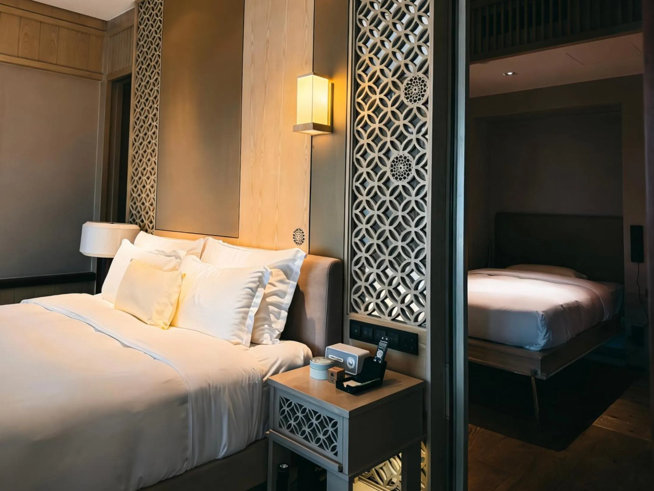 Bed in The Anandi Hotel and SPA - Luxury Healing Hotel for Wellbeing