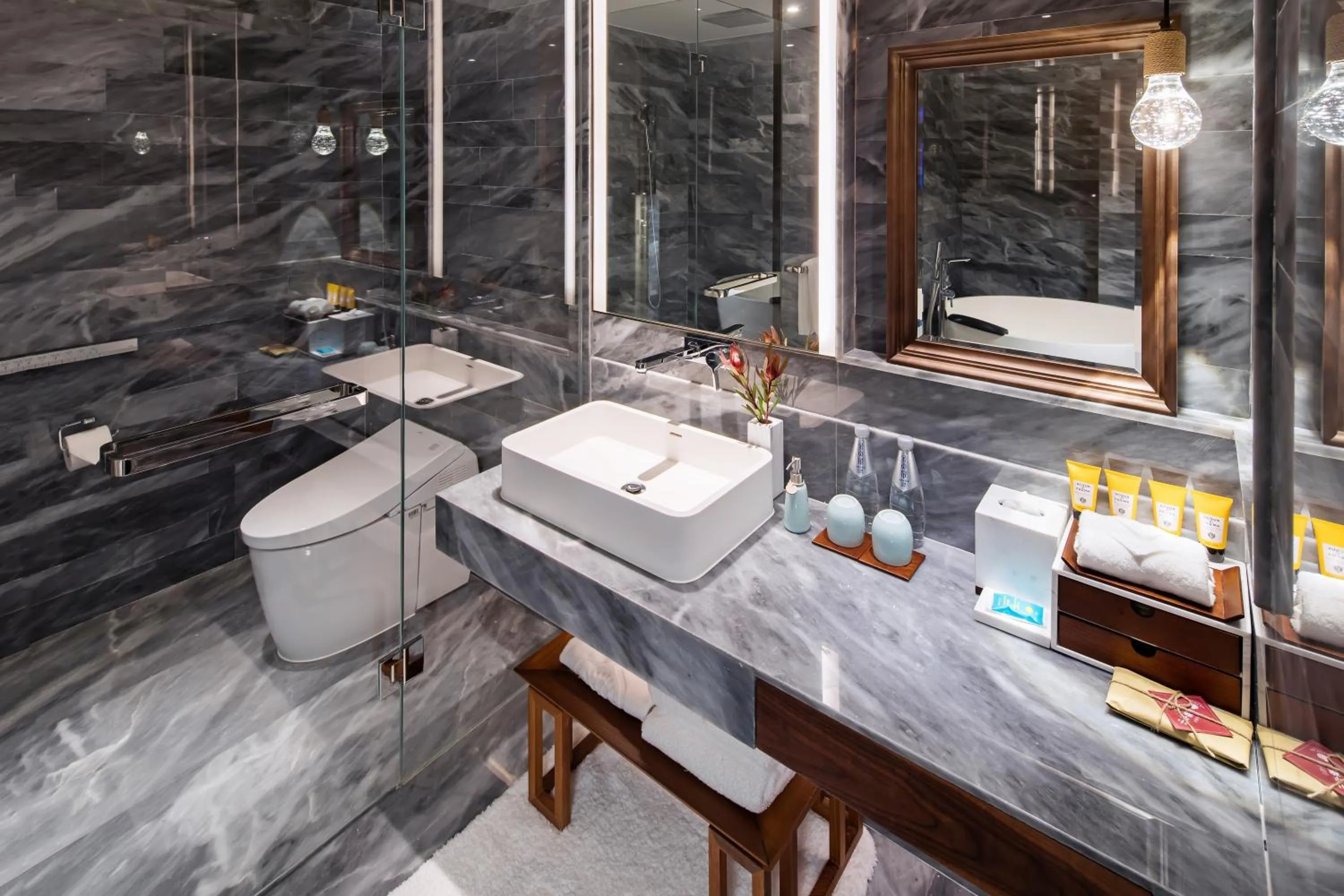 Toilet in The Anandi Hotel and SPA - Luxury Healing Hotel for Wellbeing