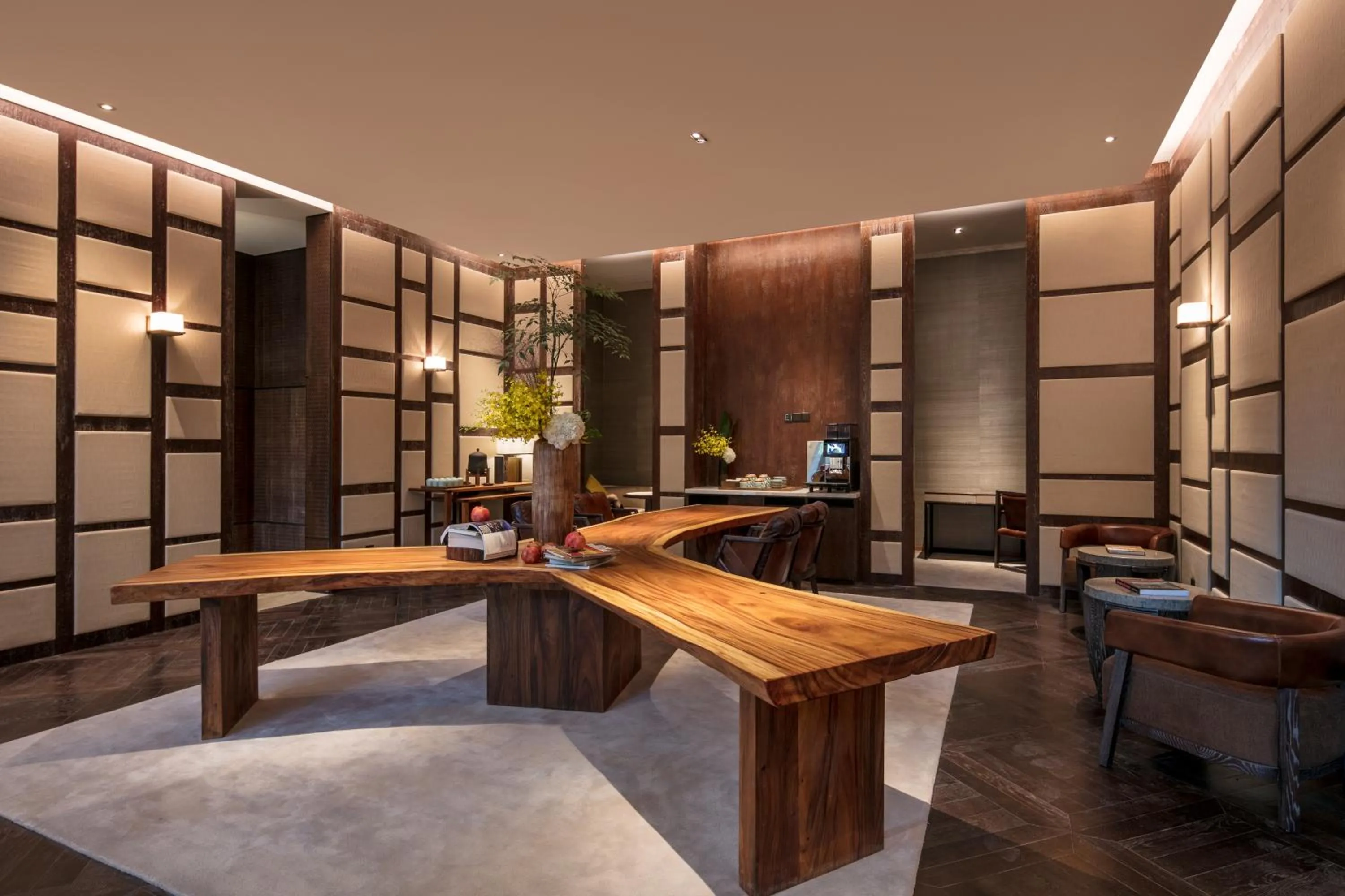 Lobby or reception in The Anandi Hotel and SPA - Luxury Healing Hotel for Wellbeing