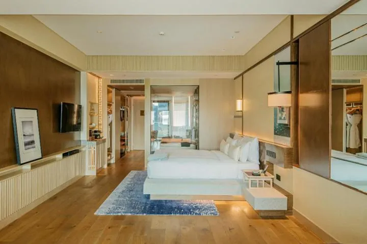 Bed in The Anandi Hotel and SPA - Luxury Healing Hotel for Wellbeing