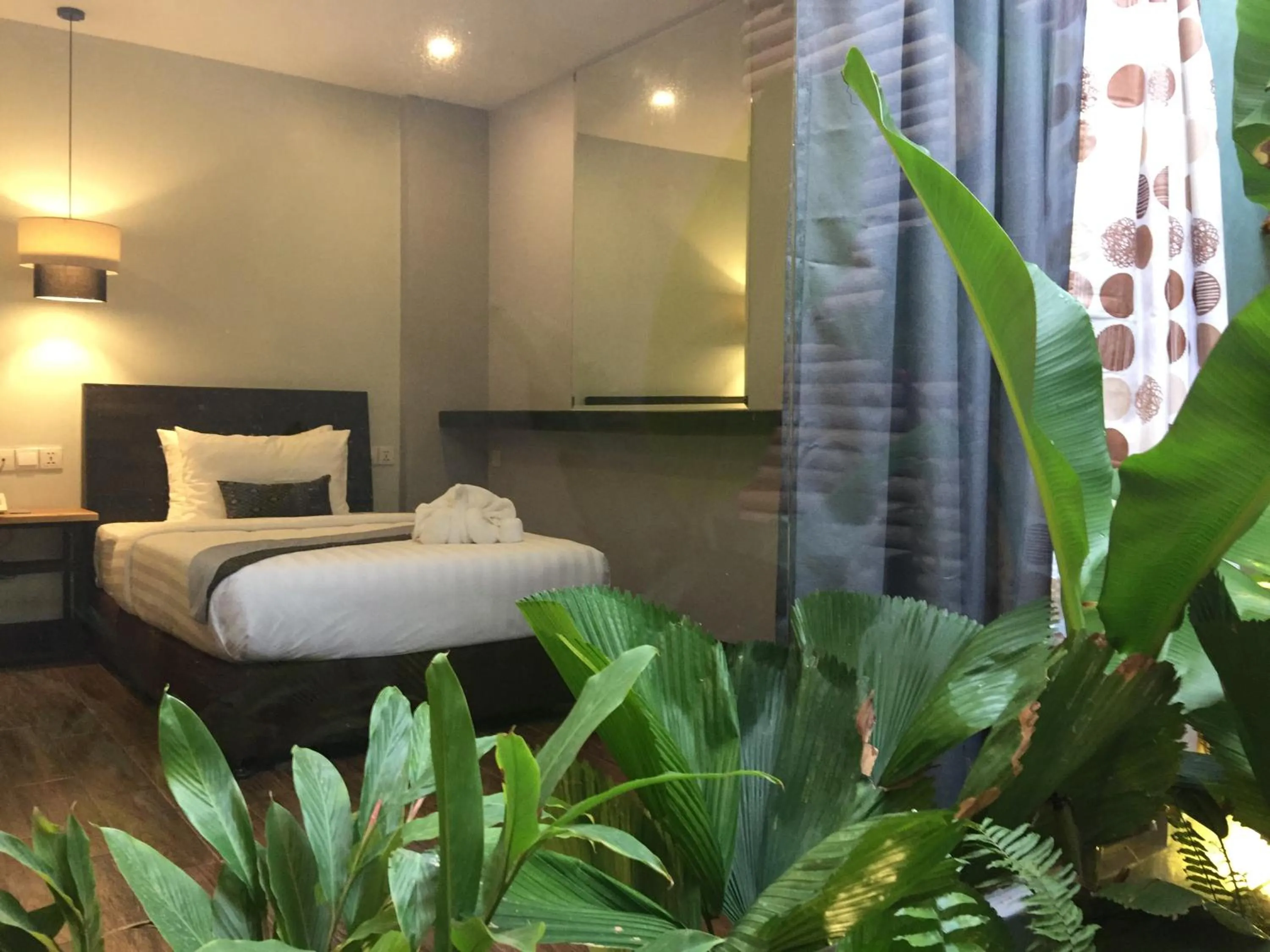 Bedroom, Bed in Hotel Five.S