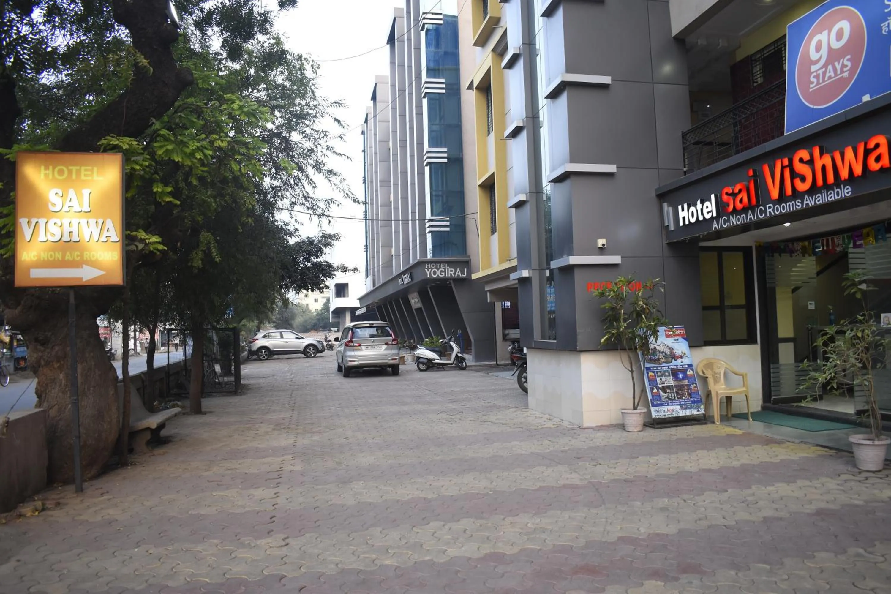 Facade/entrance in Hotel Sai Vishwa