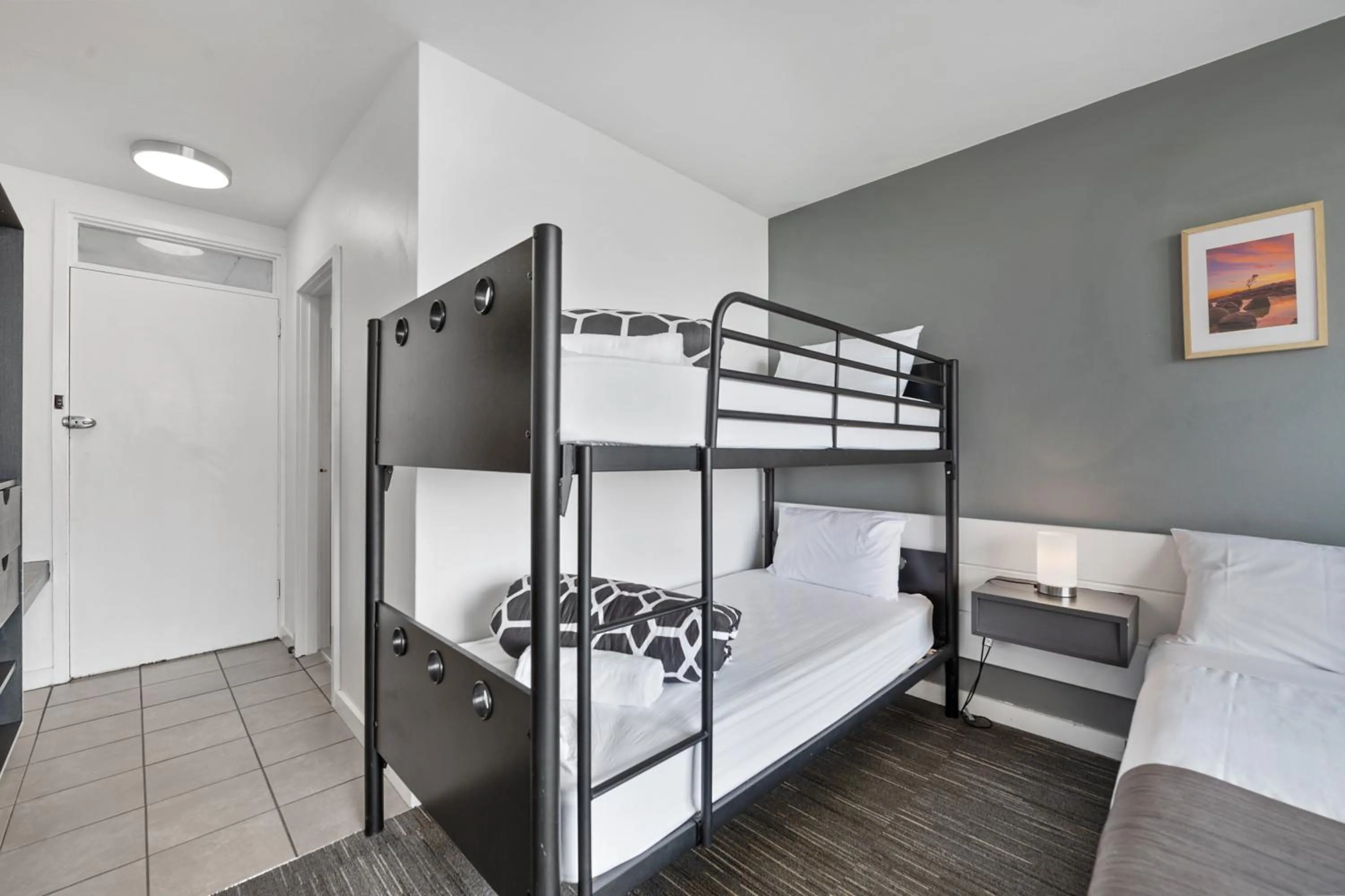 pet friendly, Bed in Scamander Beach Resort