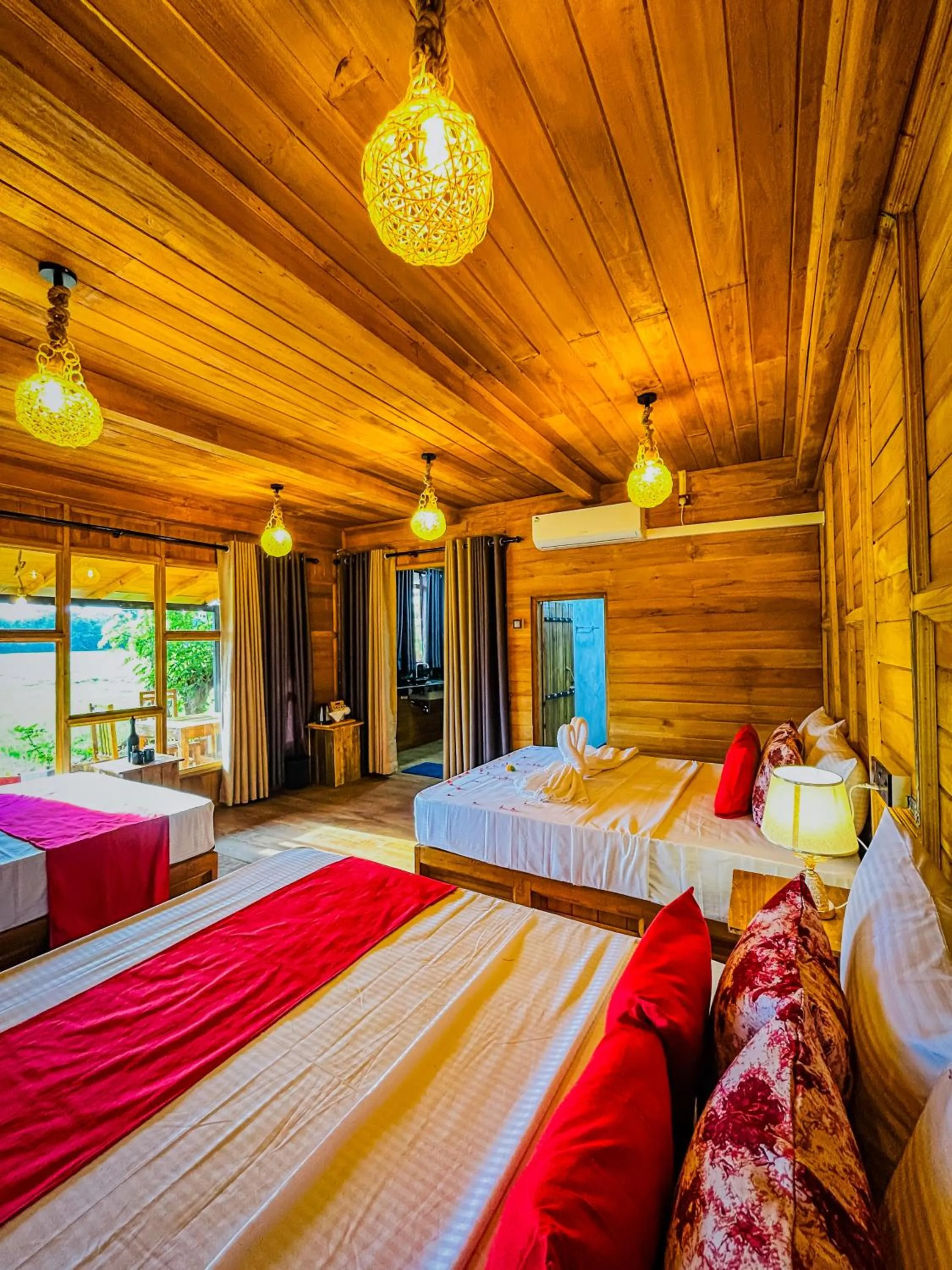 Bed in Ama Villa - Habarana