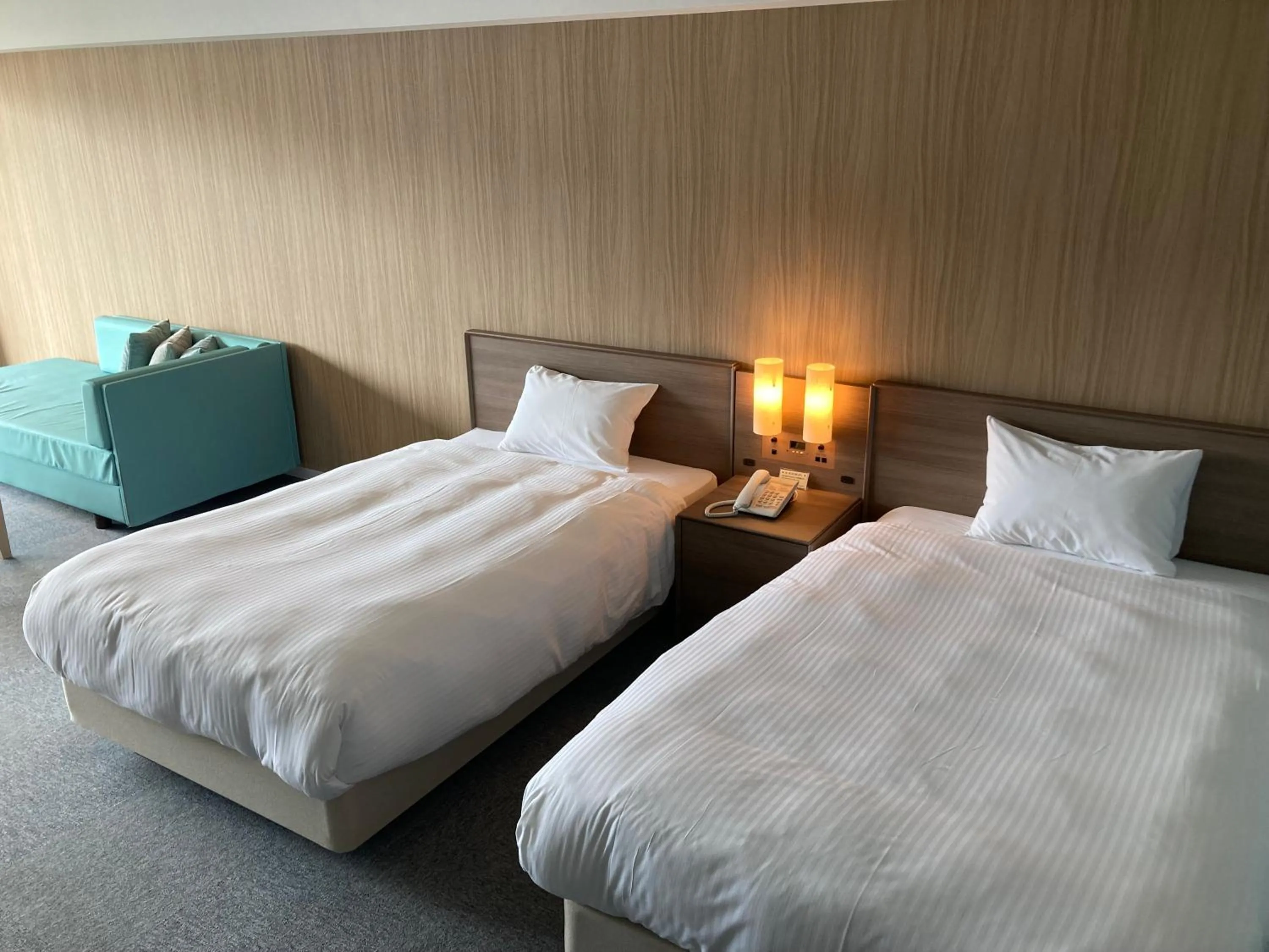 Bed in Akazawa Onsen Hotel