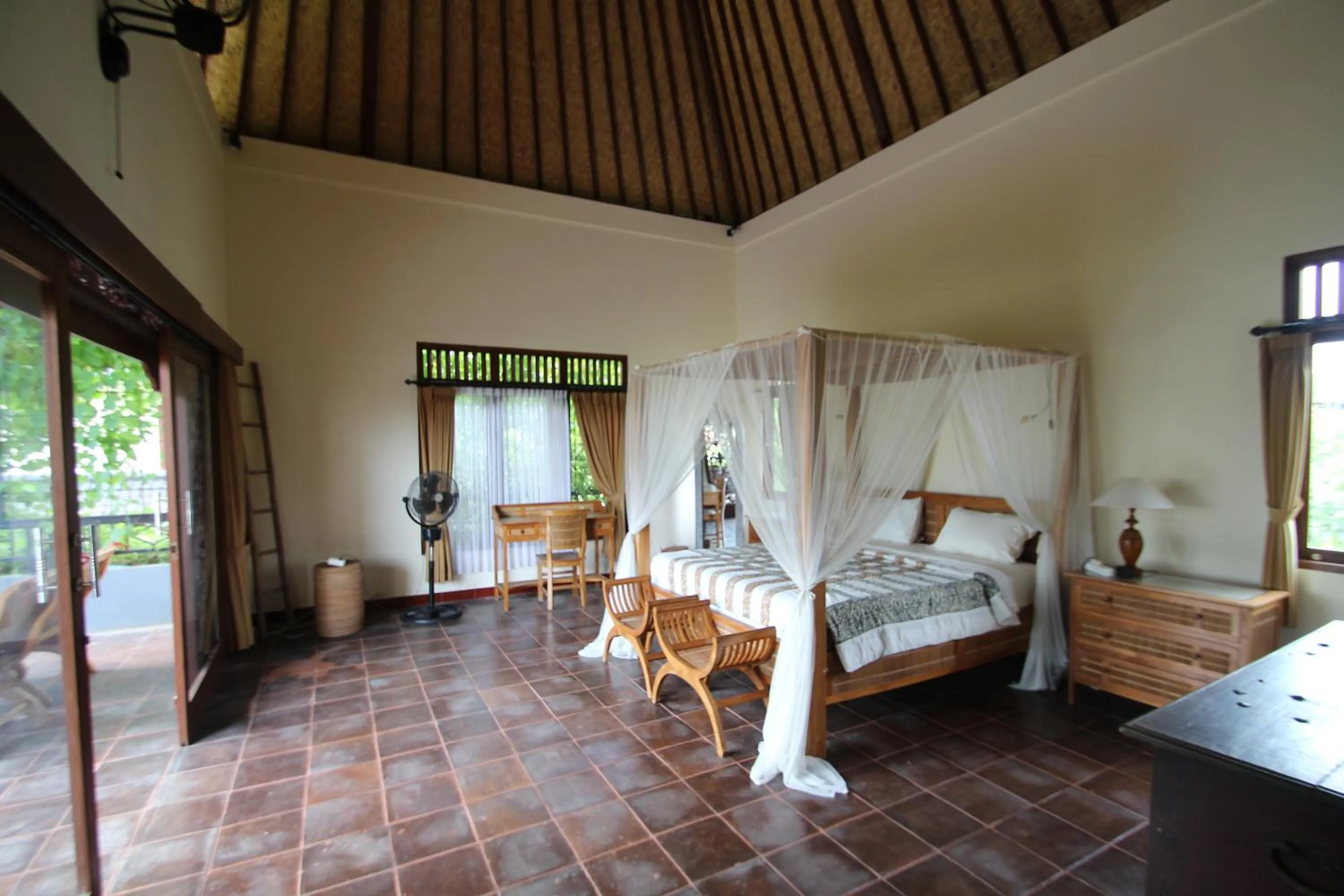 Bed in Uma Capung Mas Cottage