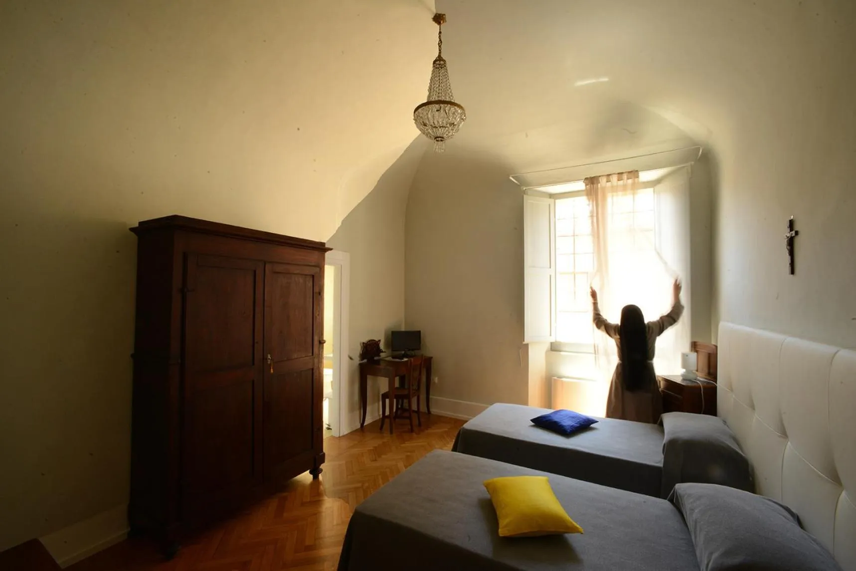 Bed in La Foresteria del Convento