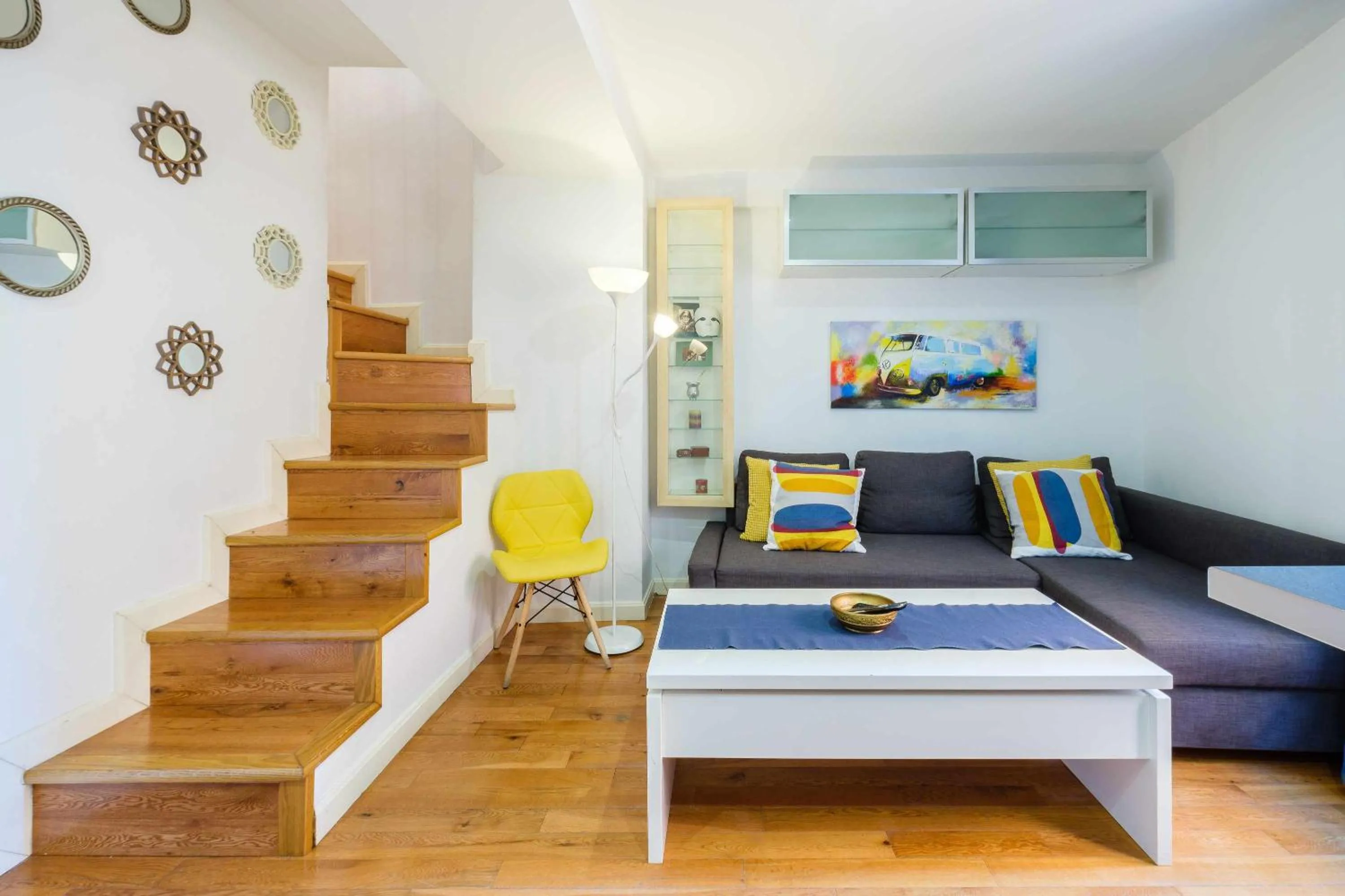 Living room, Bed in Toledo AP Alojamiento Turísticos