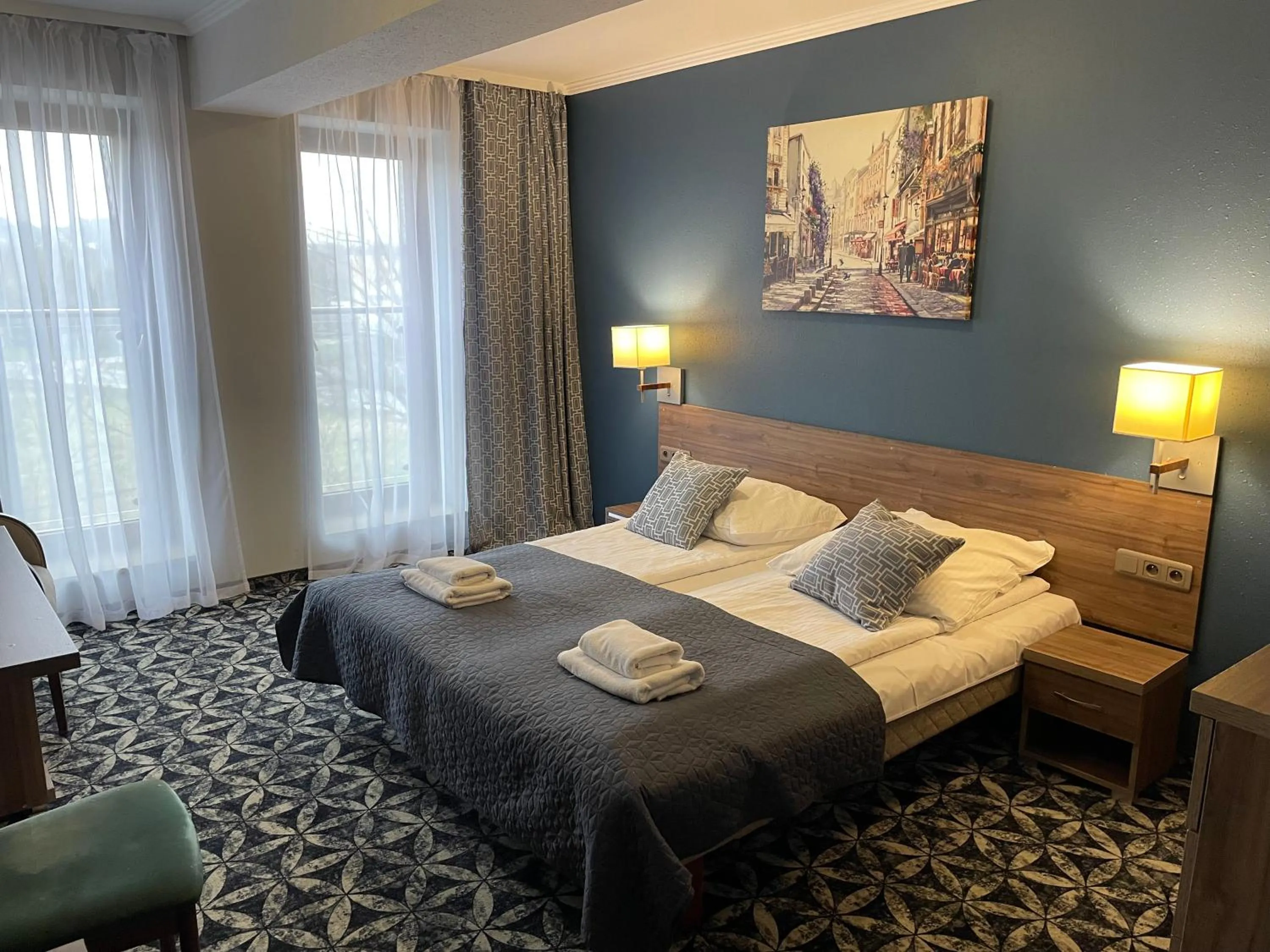 Bed in Hotel Zakliki