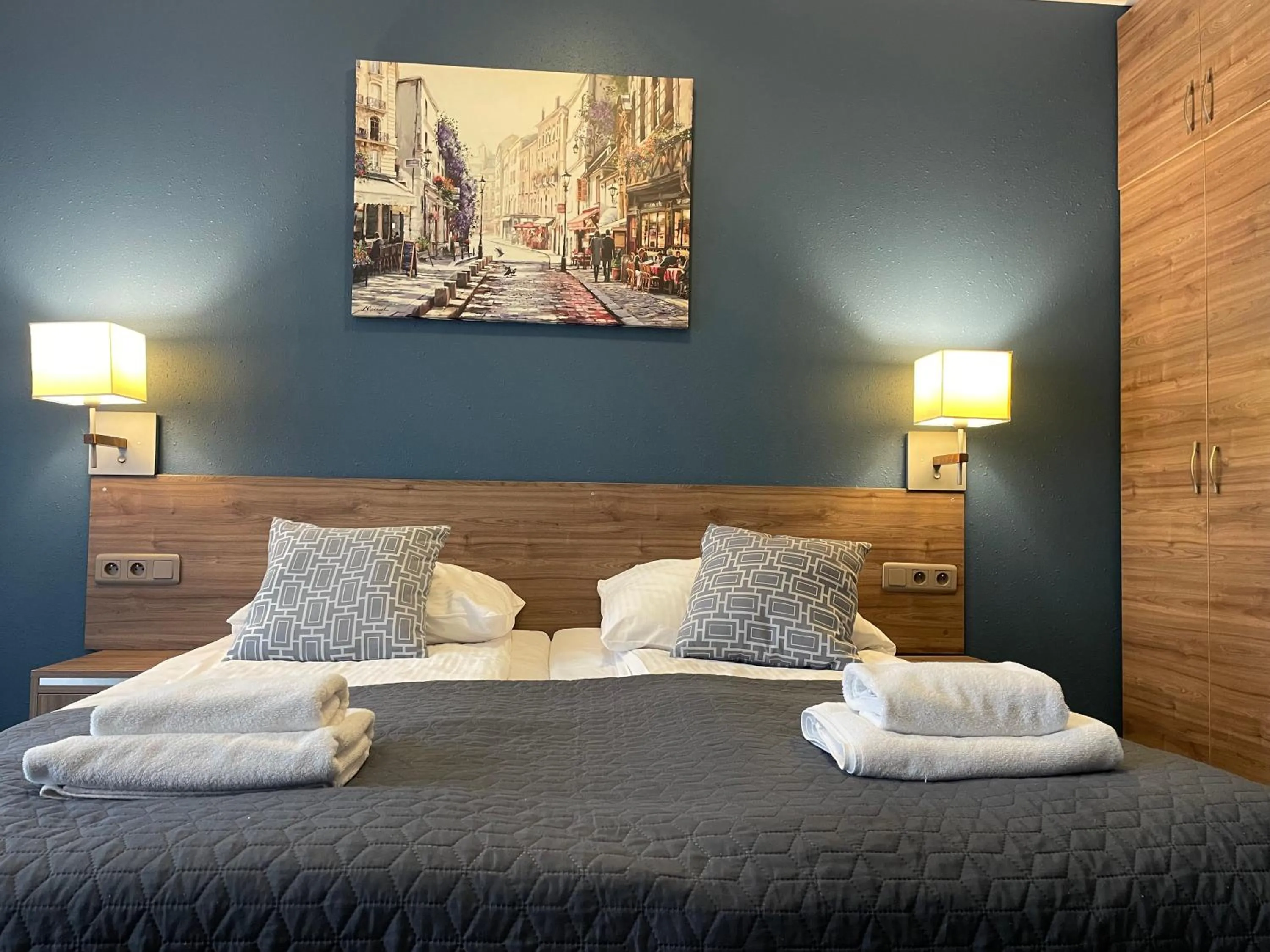 Bed in Hotel Zakliki