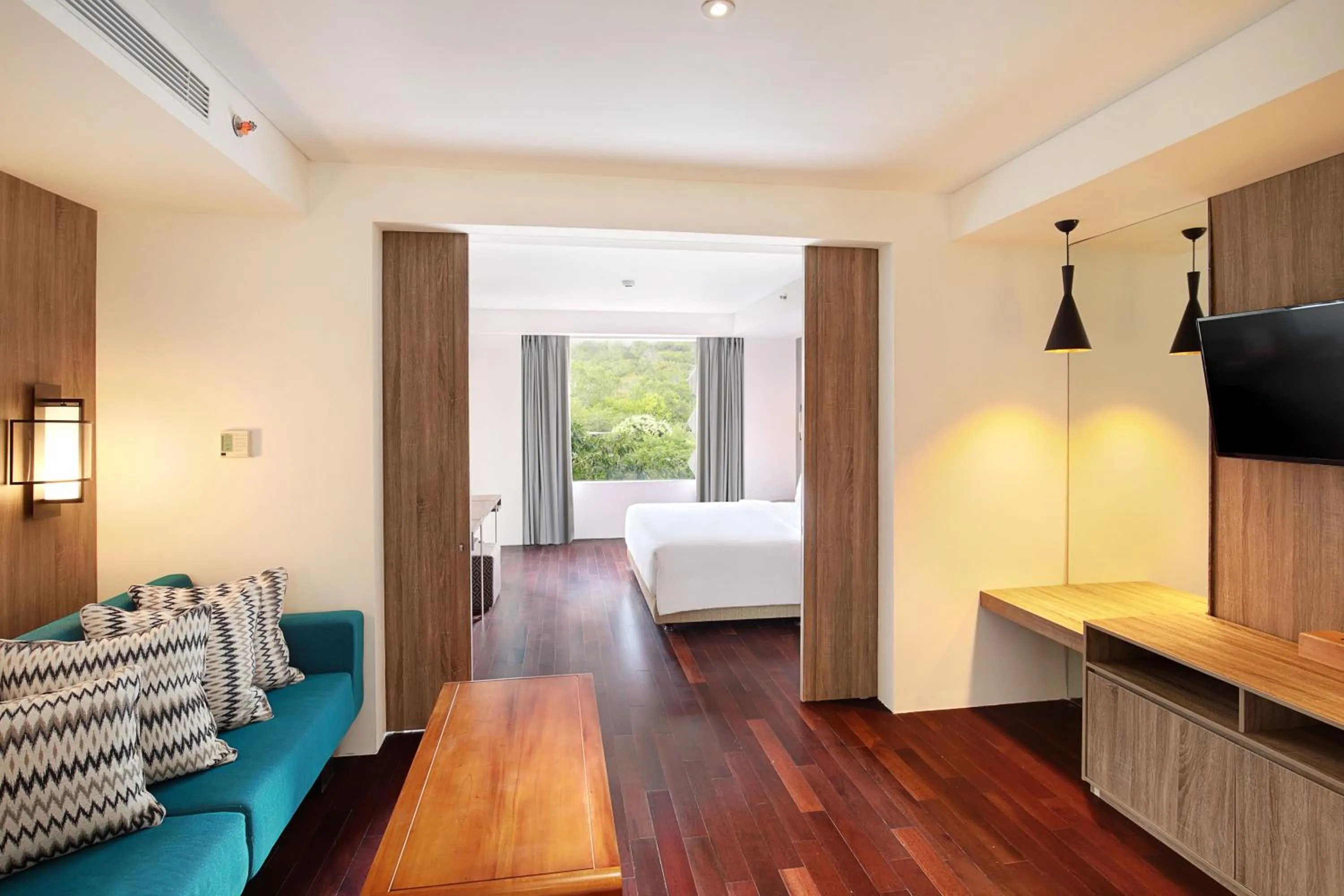 Living room, Bed in Swiss-Belresort Pecatu