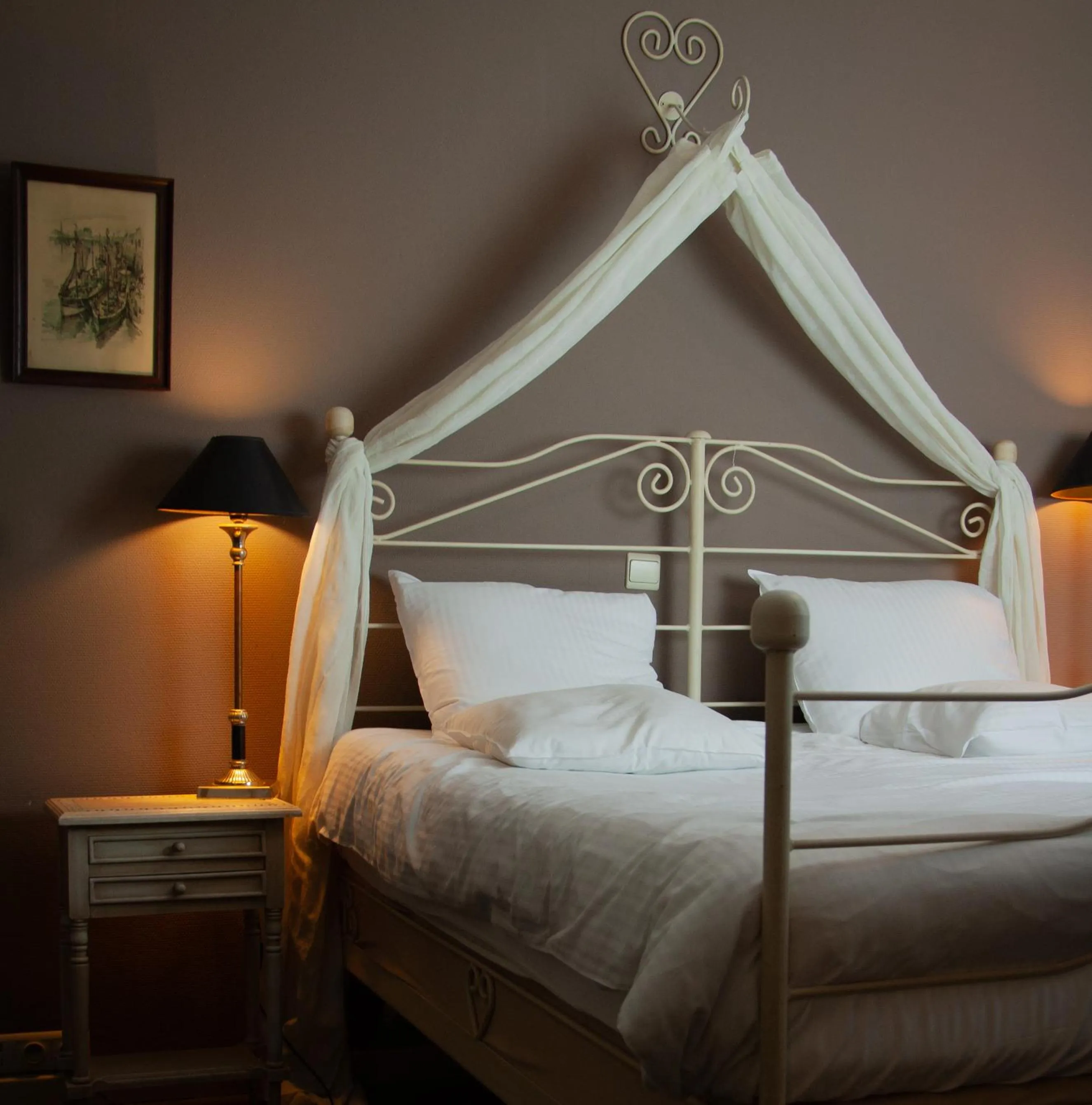 Bed in Hotel De Hofkamers