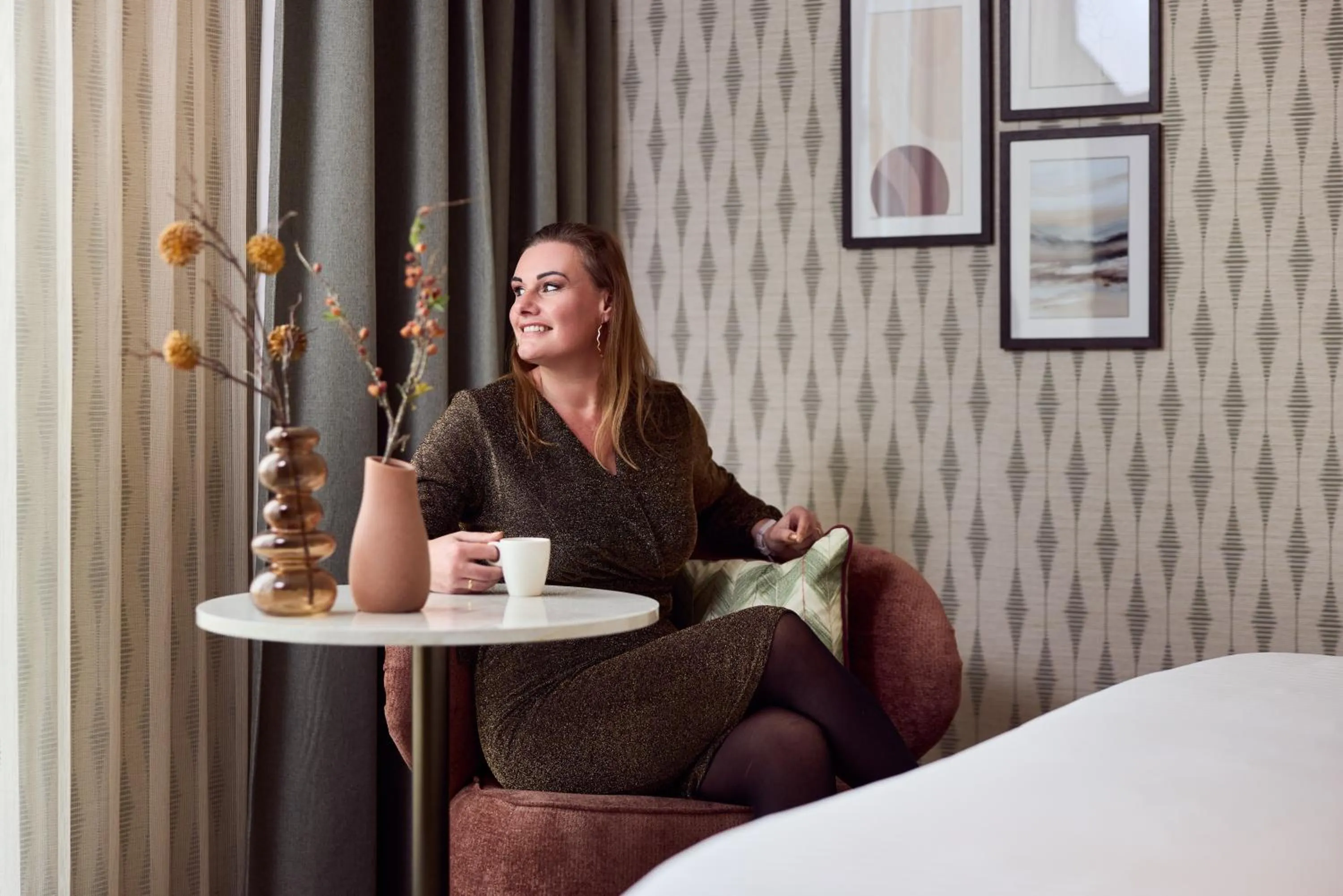 Bed in Van der Valk Hotel Groningen-Hoogkerk