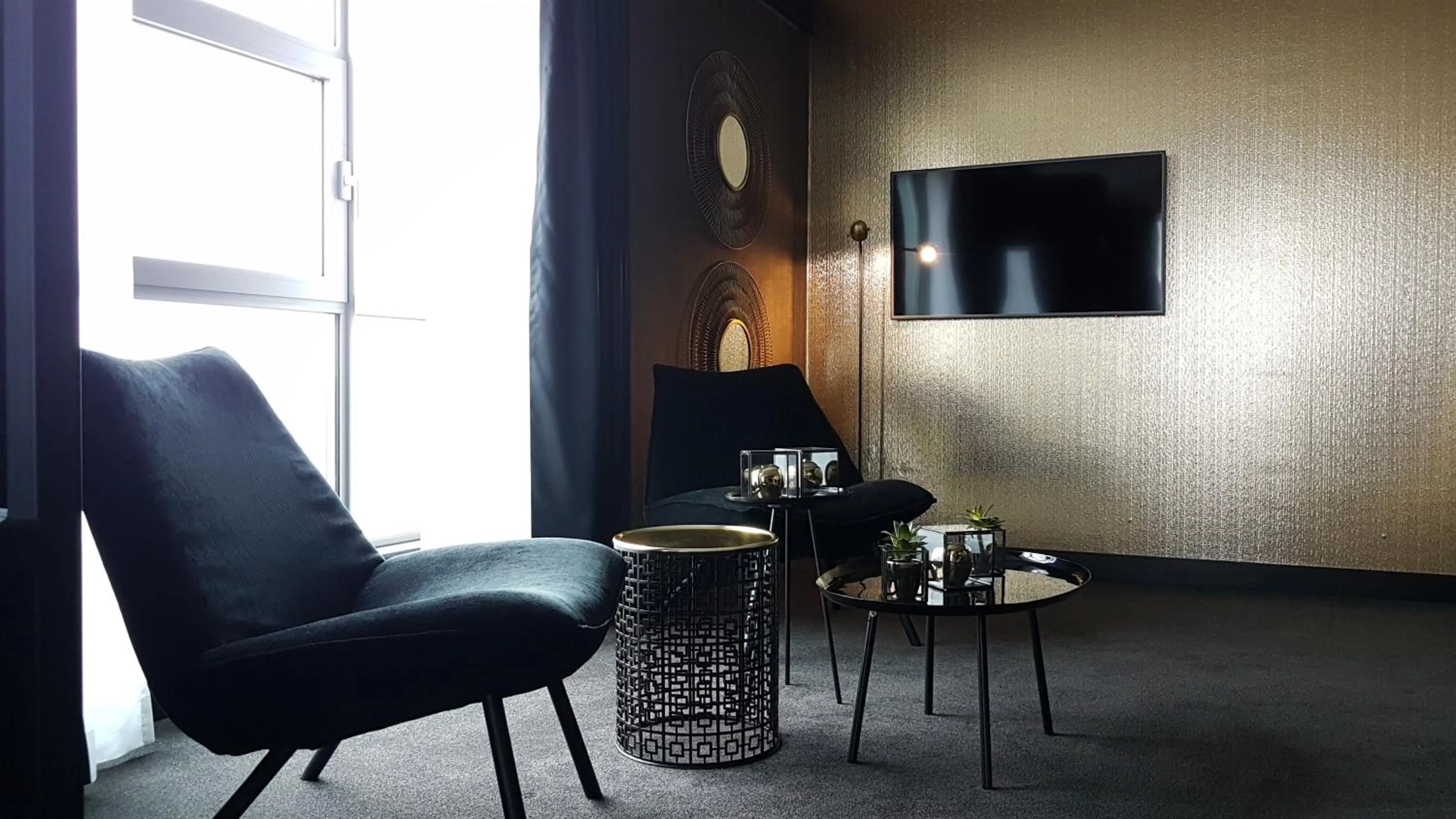 Seating area in Van der Valk Hotel Groningen-Hoogkerk