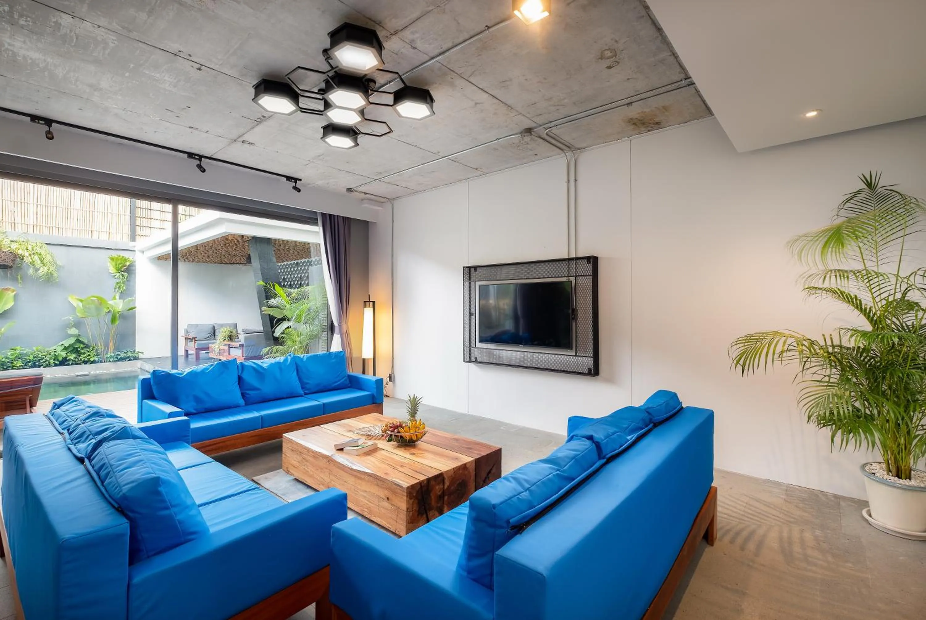 Living room in Karon Beach Pool Villa - Sha Extra Plus