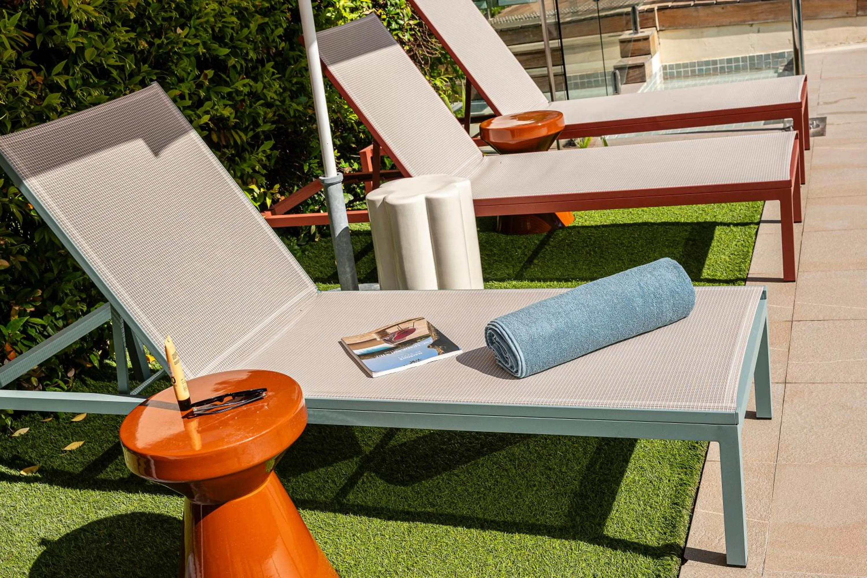 Solarium in Hôtel Le Canberra