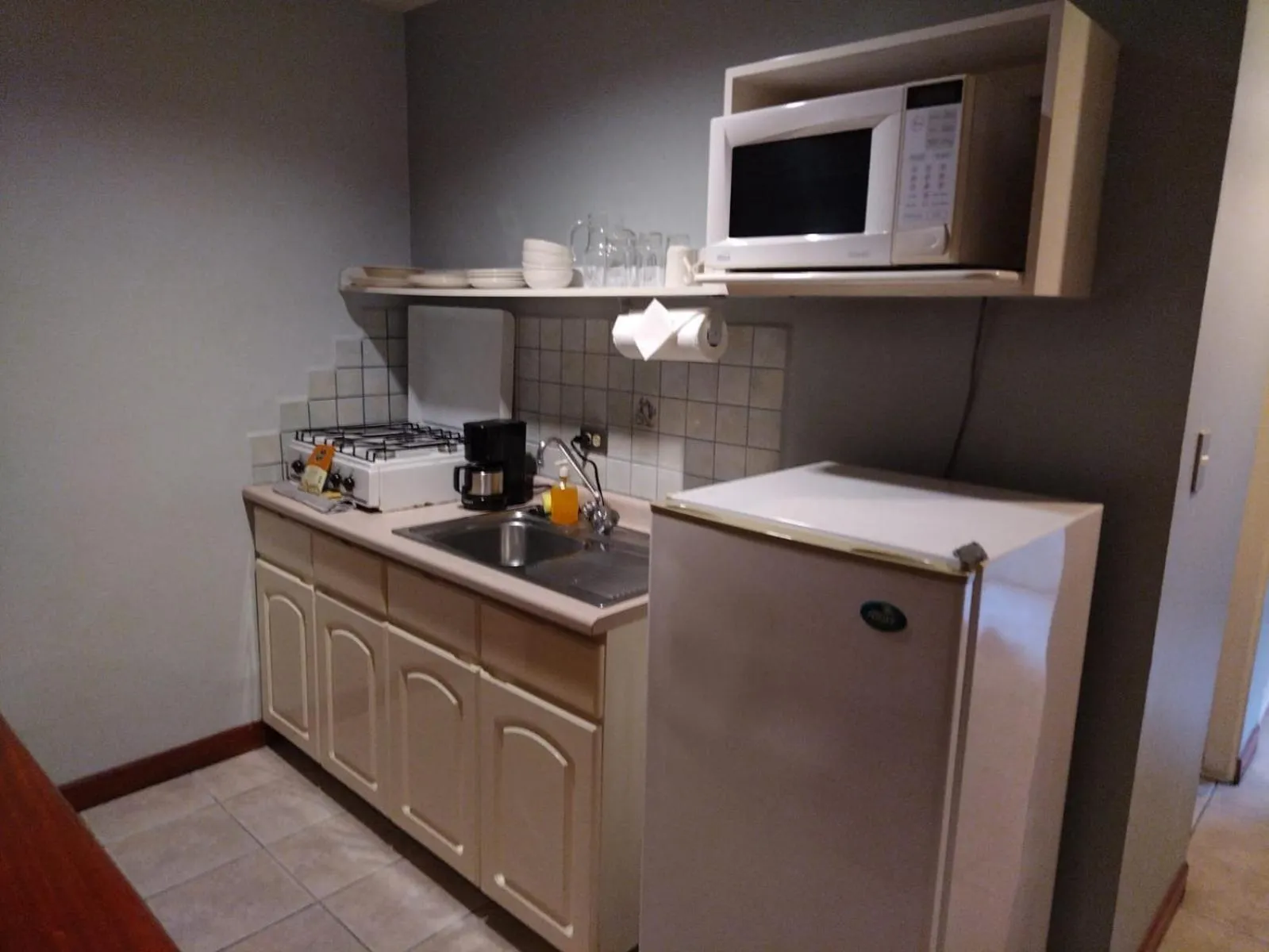 Kitchen or kitchenette in Apartotel Tairona