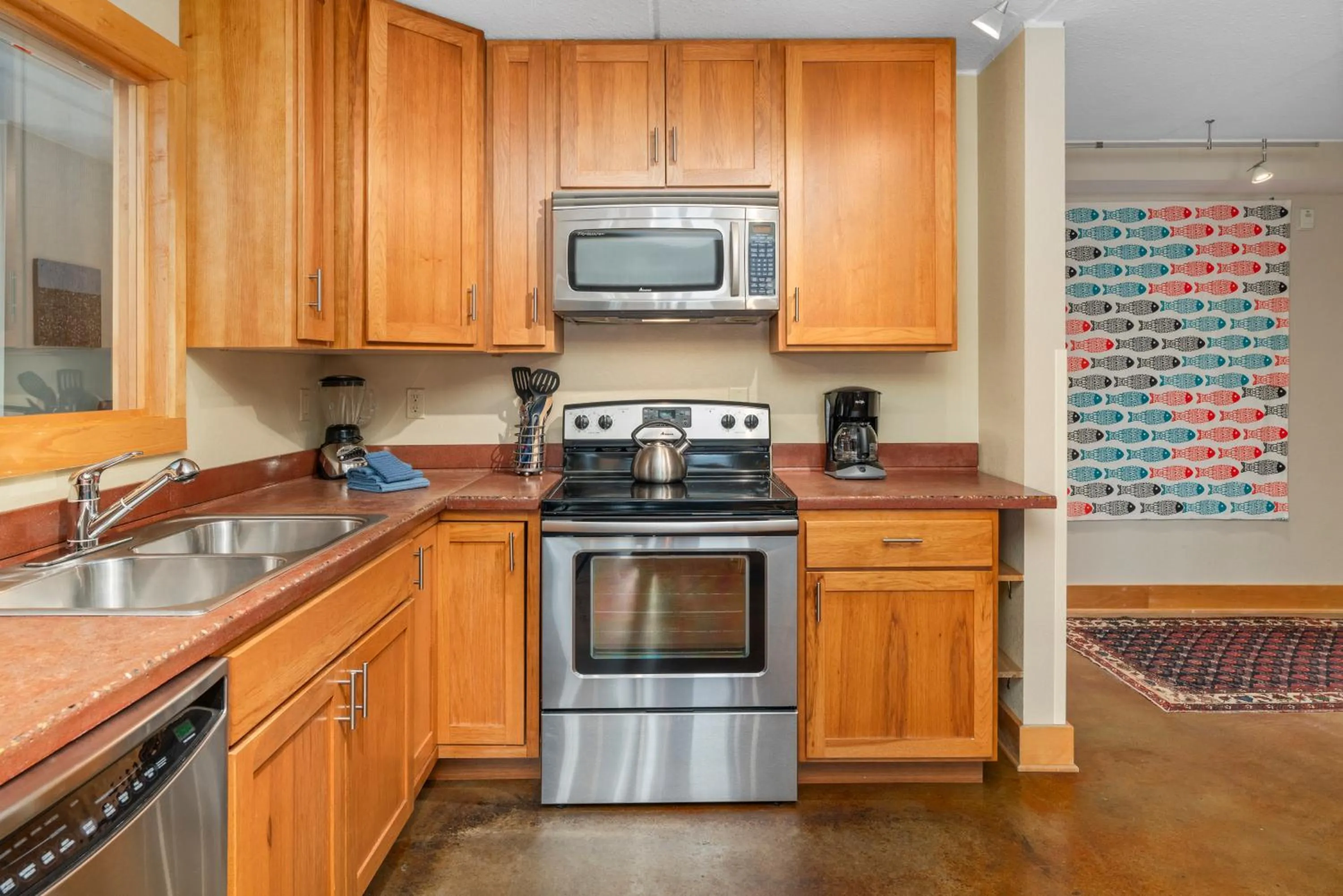kitchen in East Bay Suites
