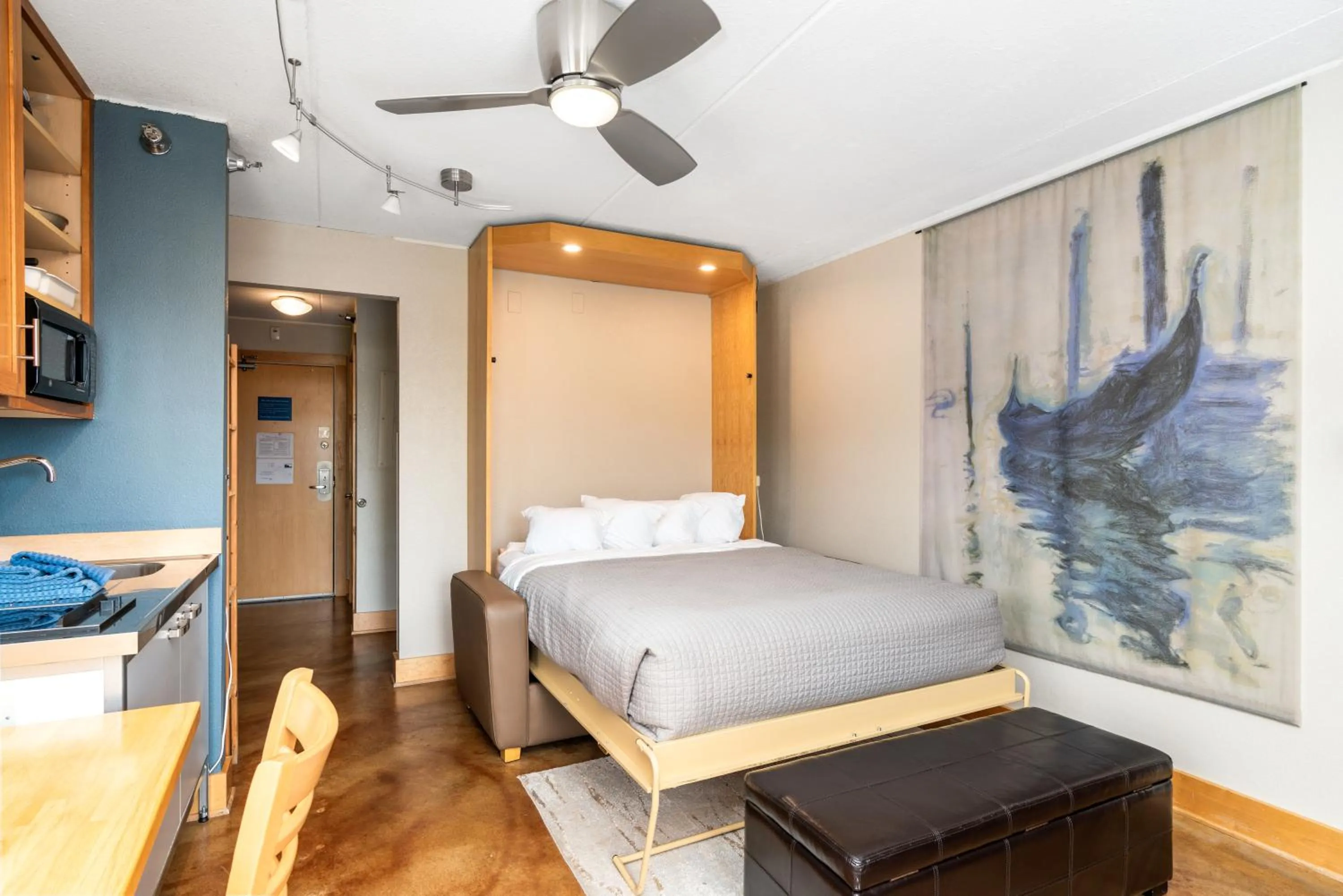 Bed in East Bay Suites