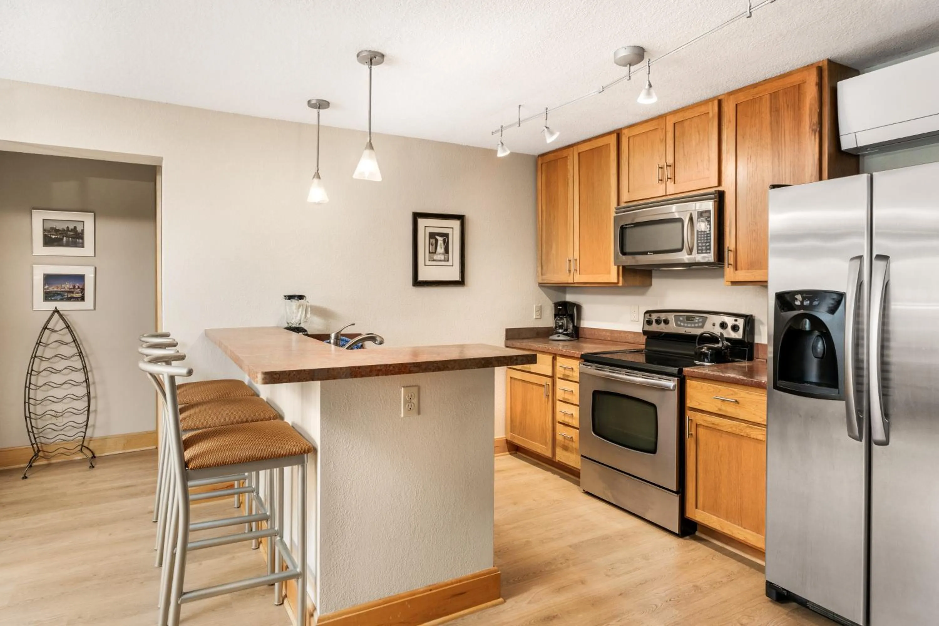 kitchen in East Bay Suites